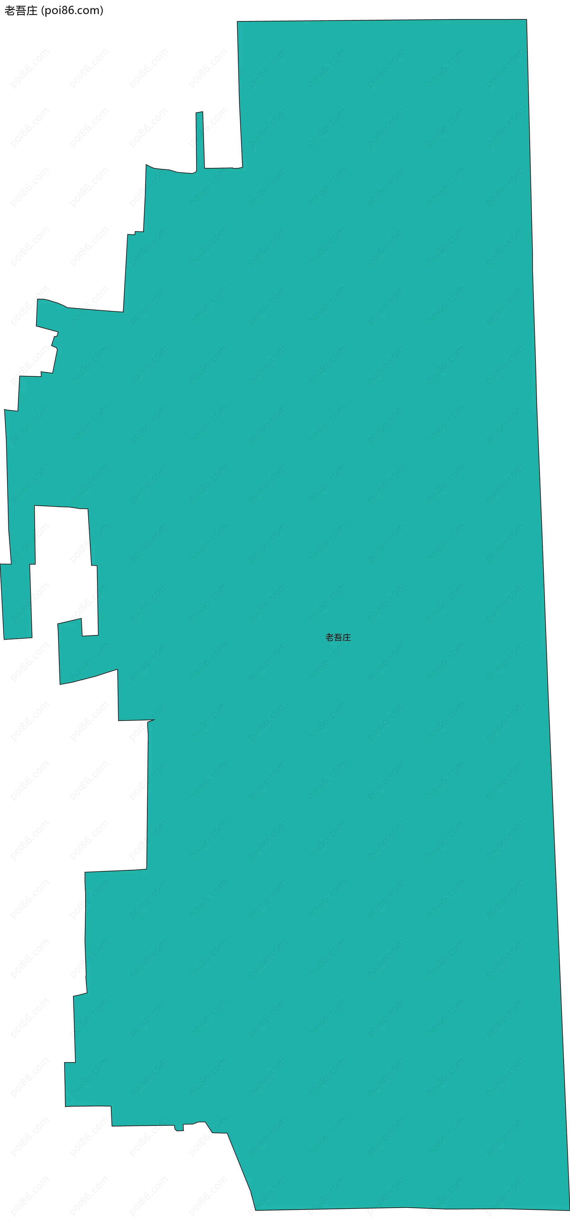 老吾庄边界地图