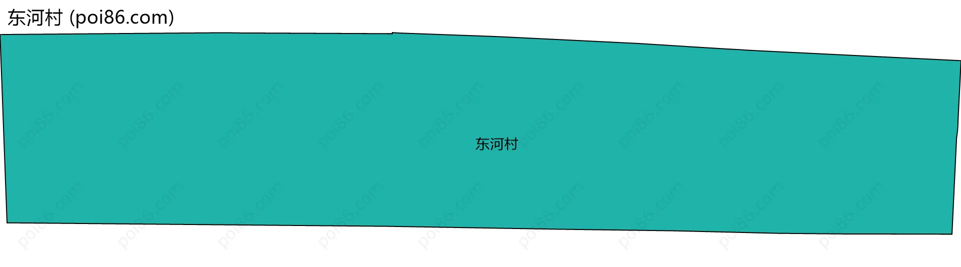 东河村边界地图