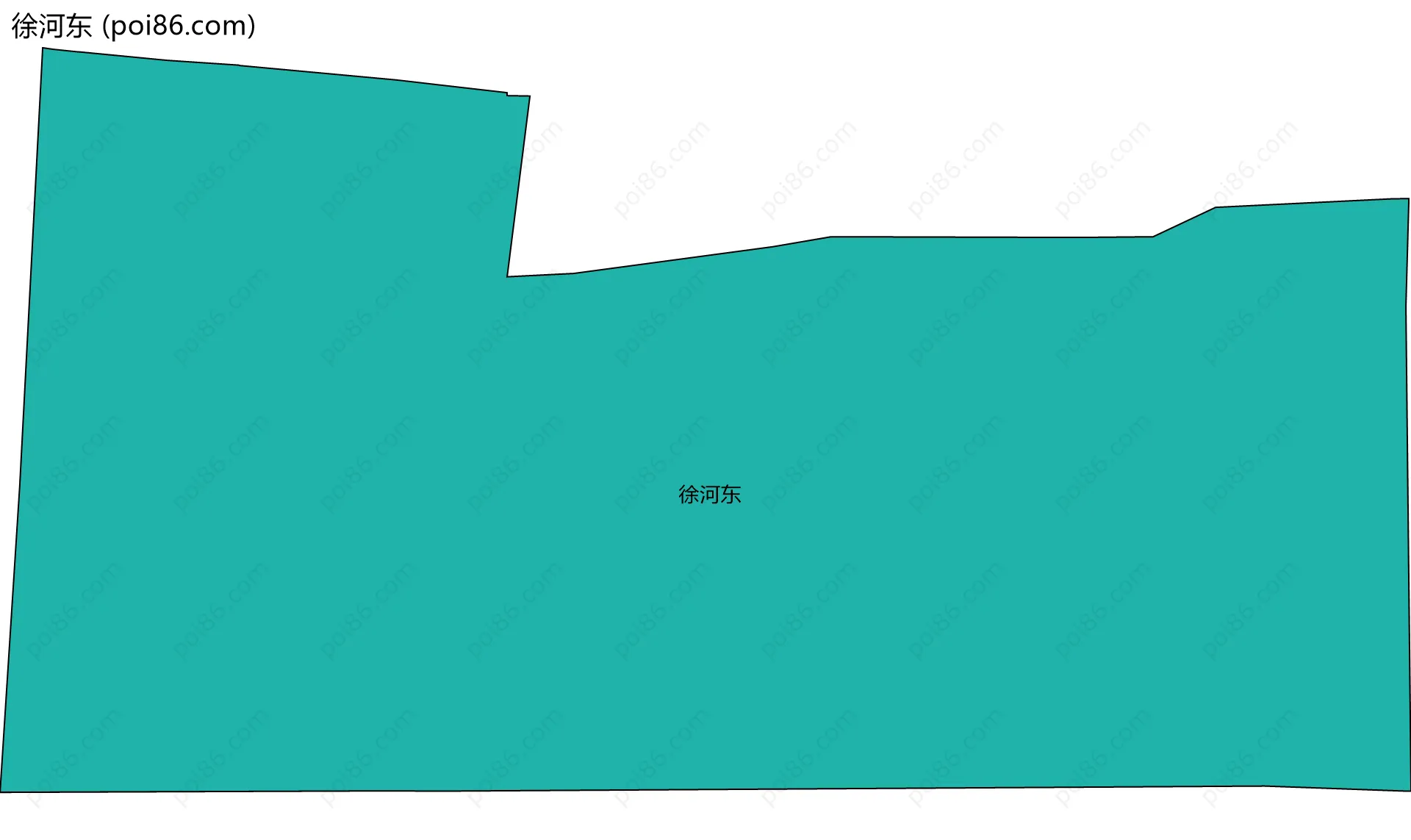 徐河东边界地图