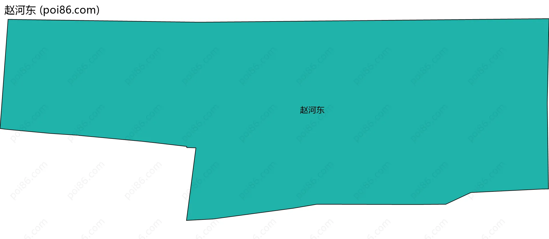 赵河东边界地图