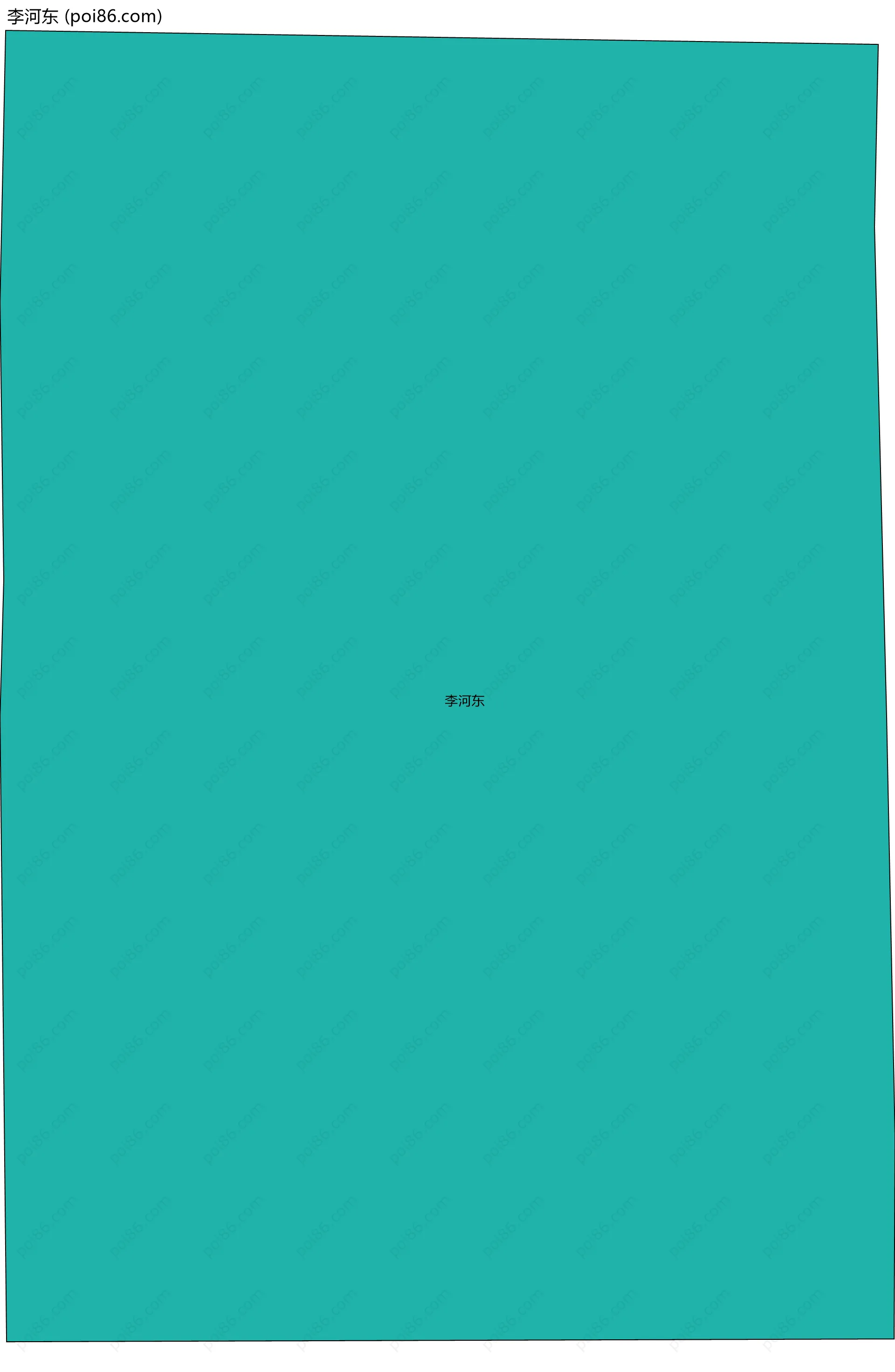 李河东边界地图