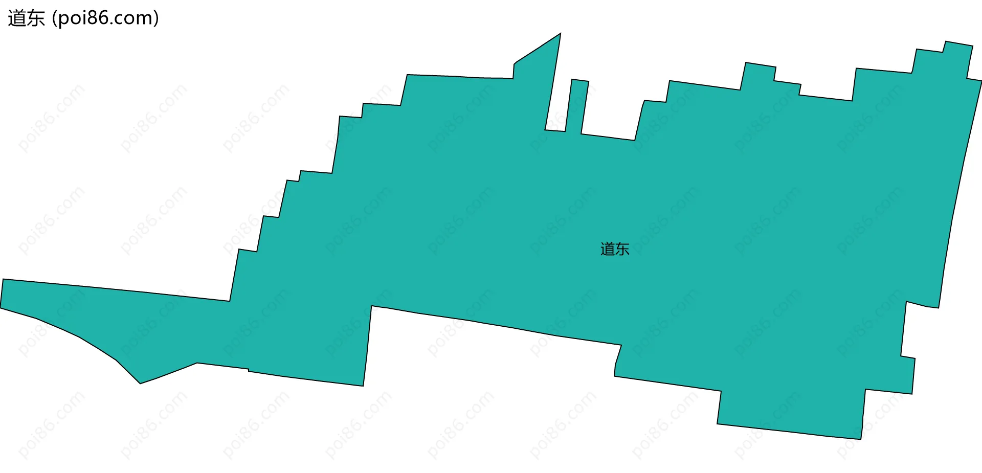 道东边界地图
