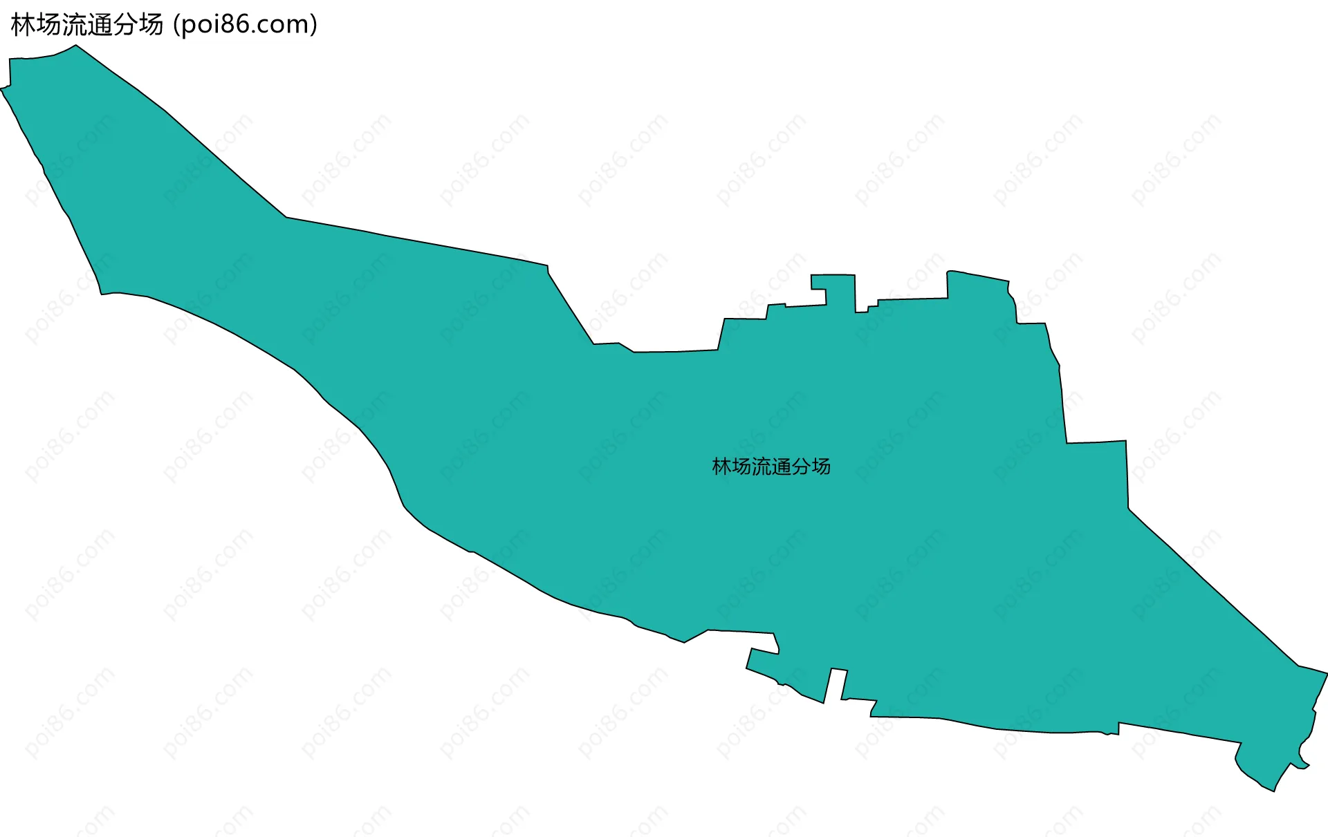 林场流通分场边界地图