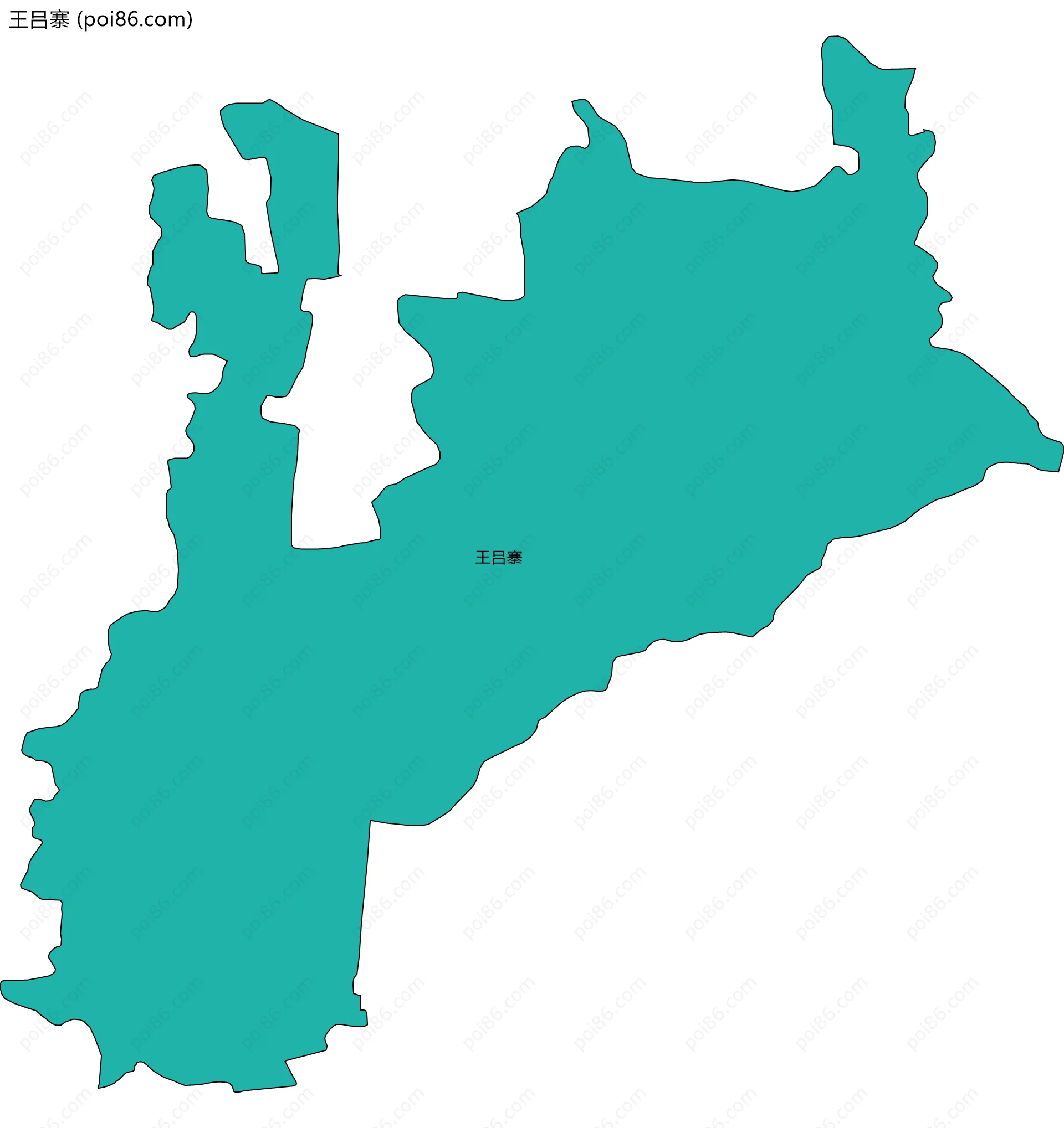 王吕寨边界地图