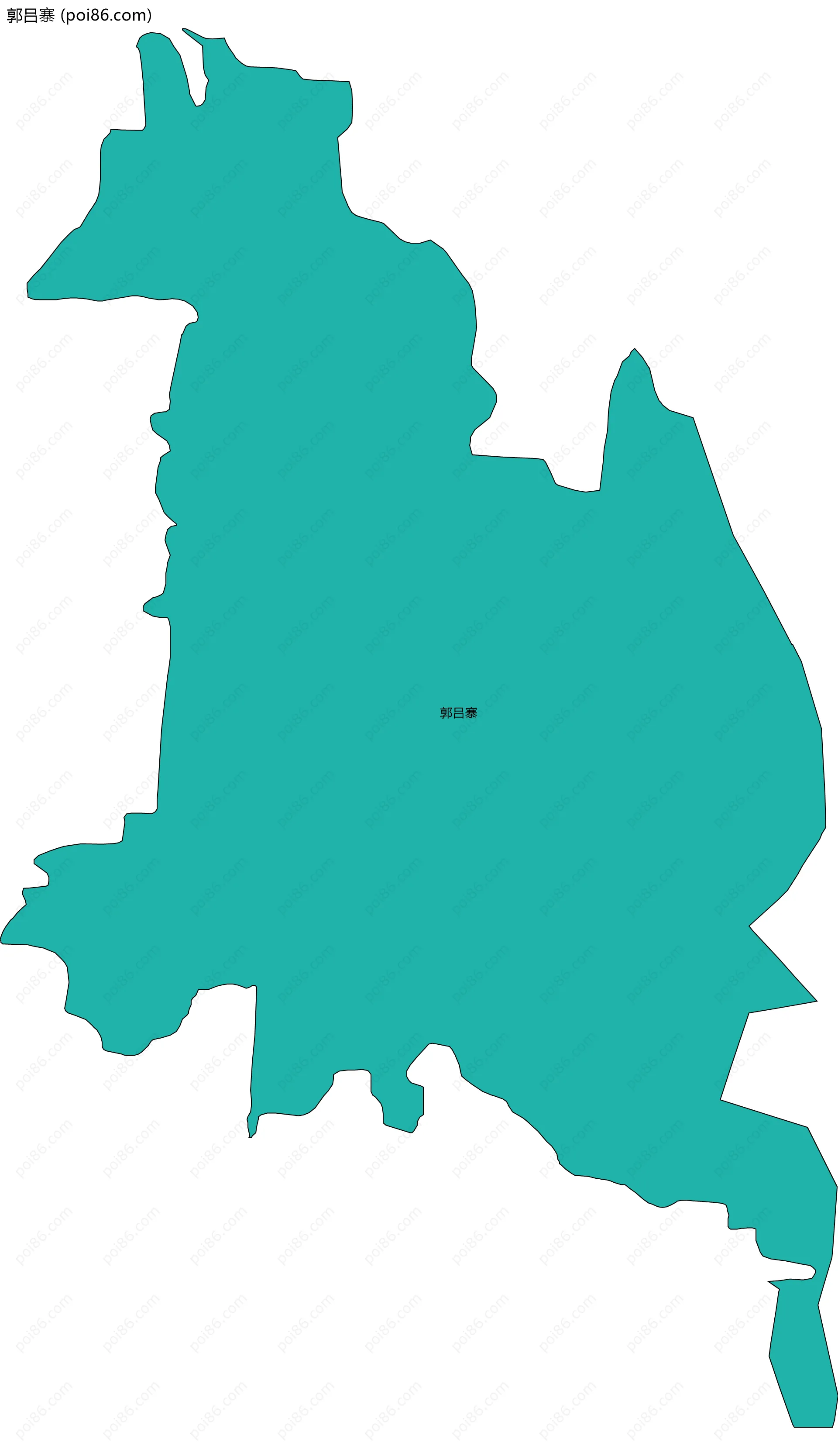 郭吕寨边界地图