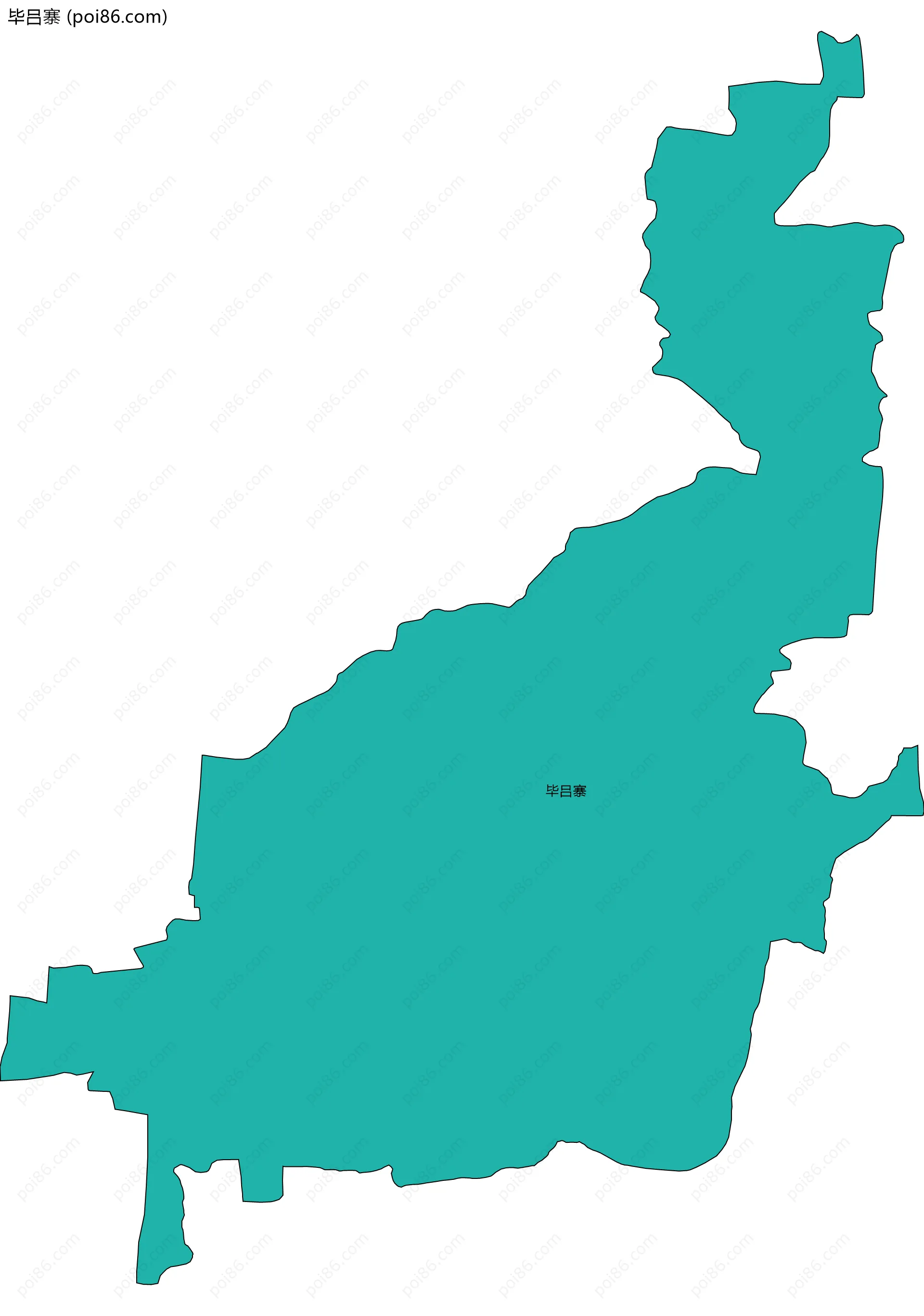 毕吕寨边界地图