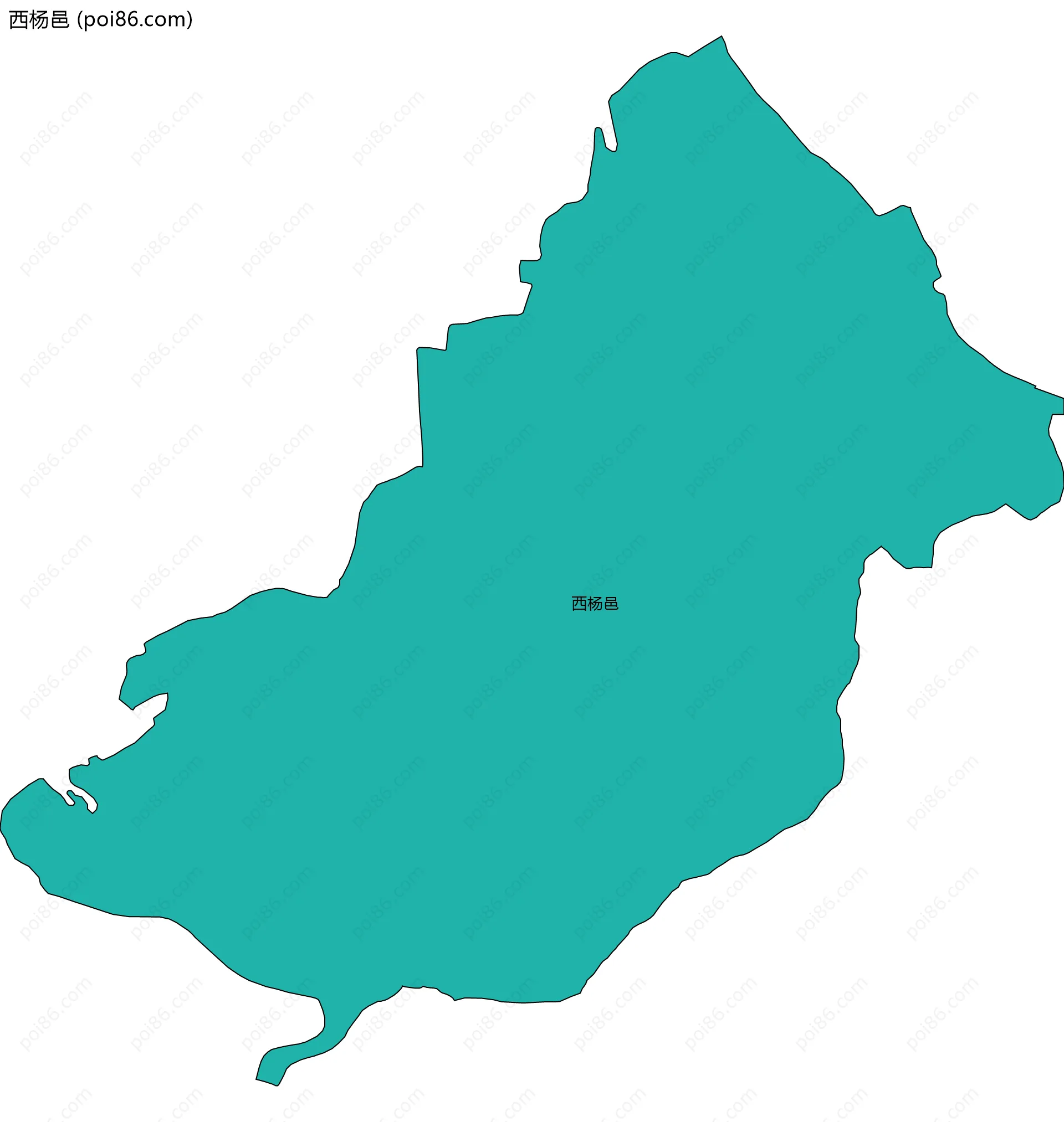 西杨邑边界地图