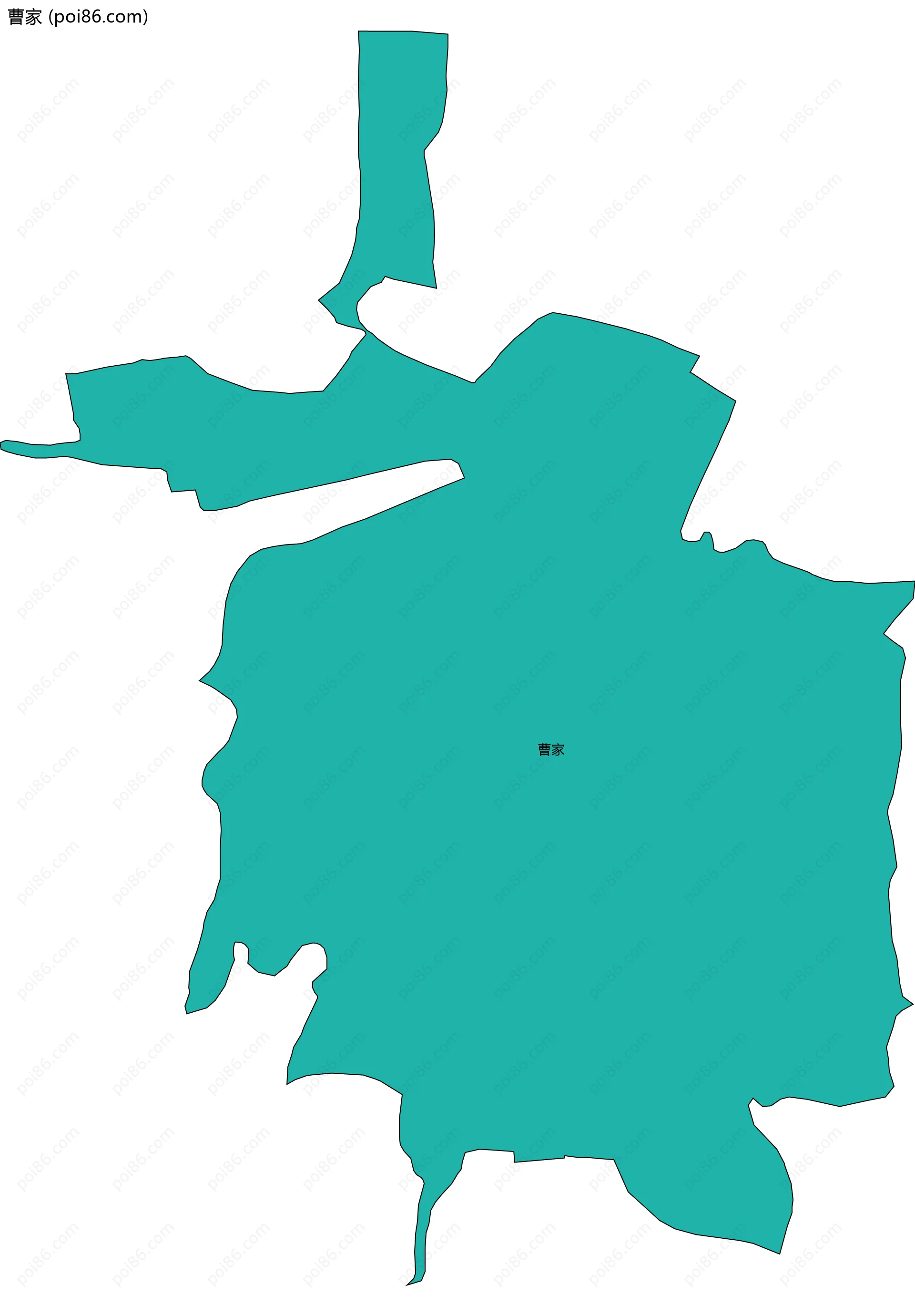 曹家边界地图