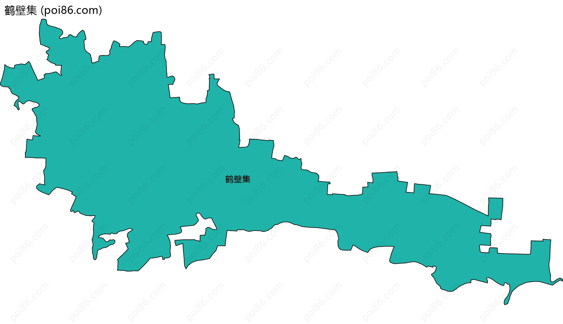 鹤壁集边界地图