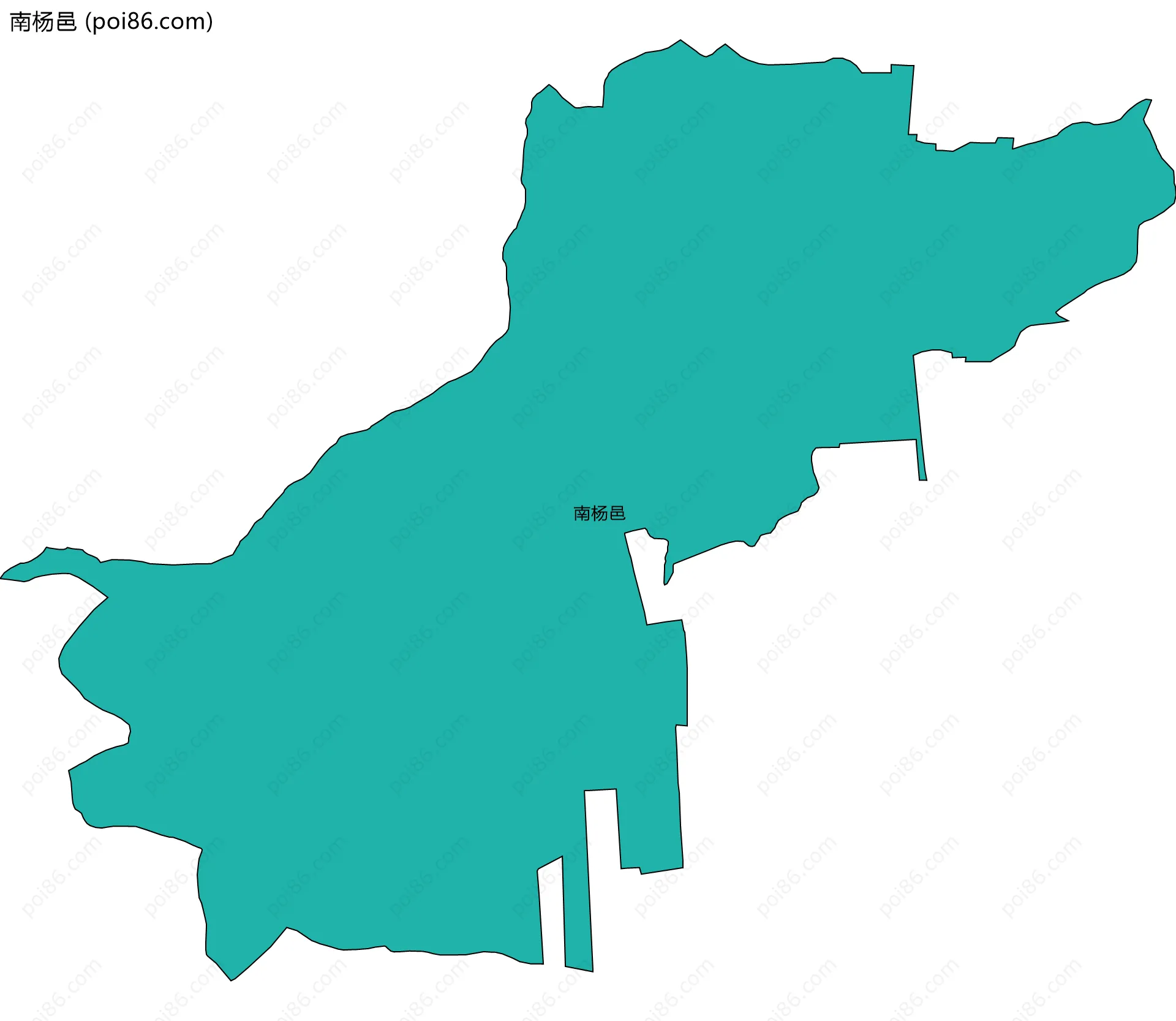 南杨邑边界地图