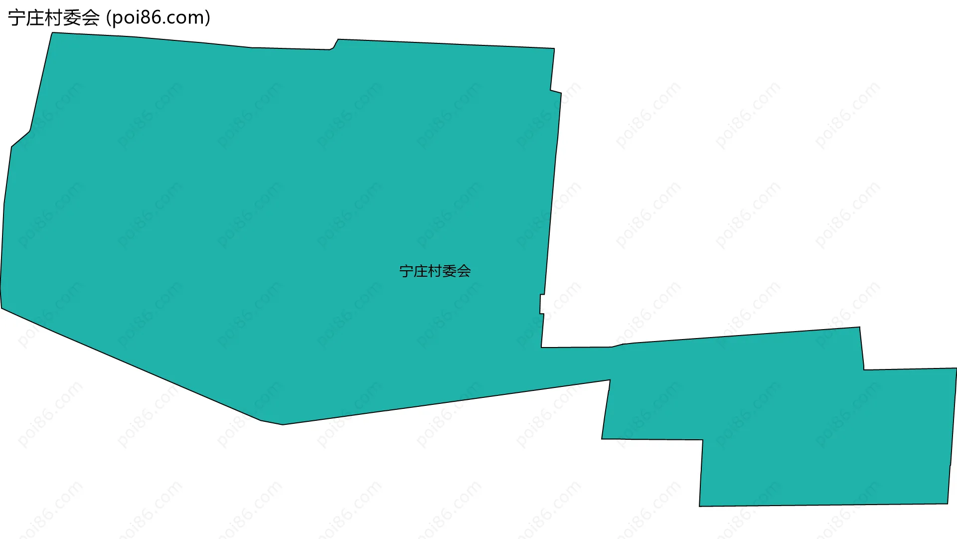 宁庄村委会边界地图