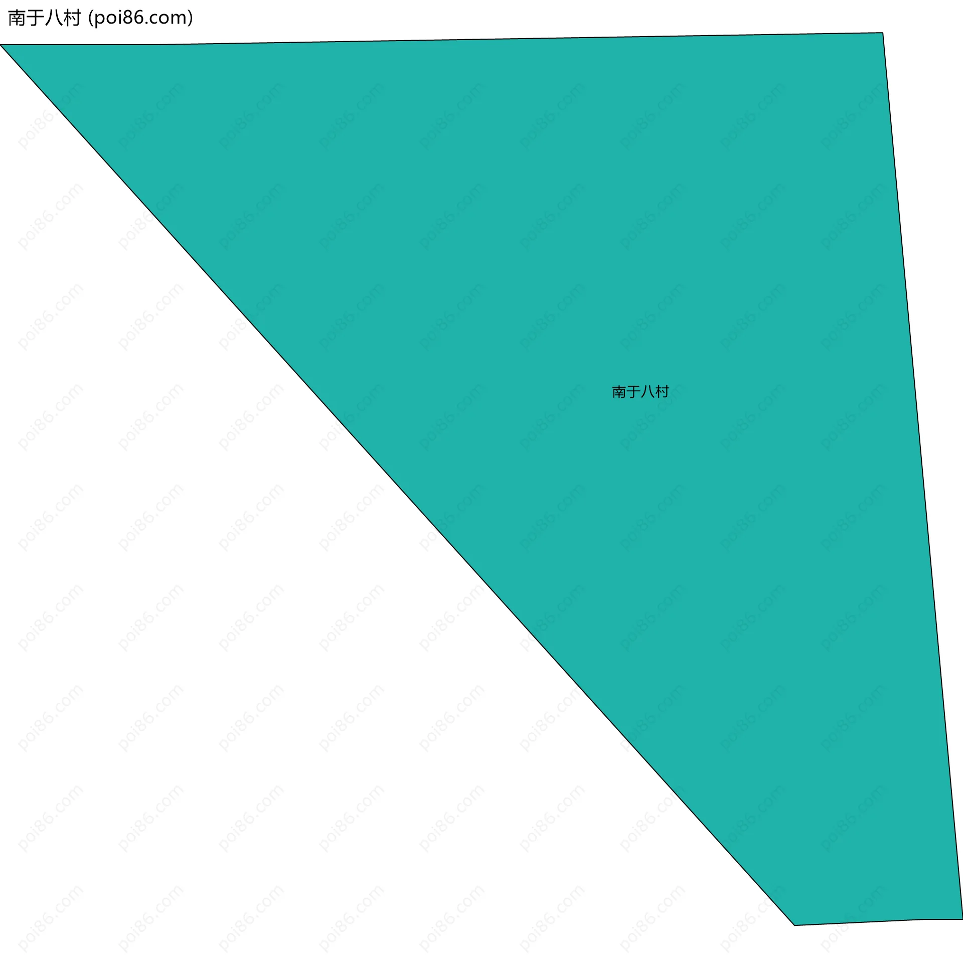 南于八村边界地图