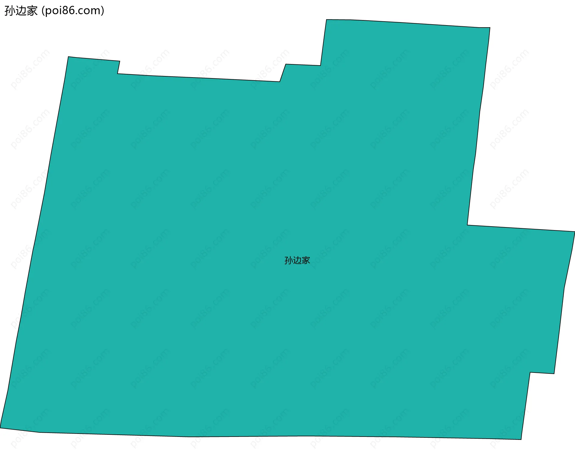 孙边家边界地图