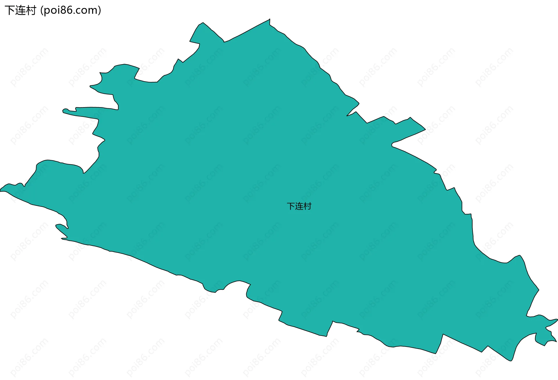 下连村边界地图