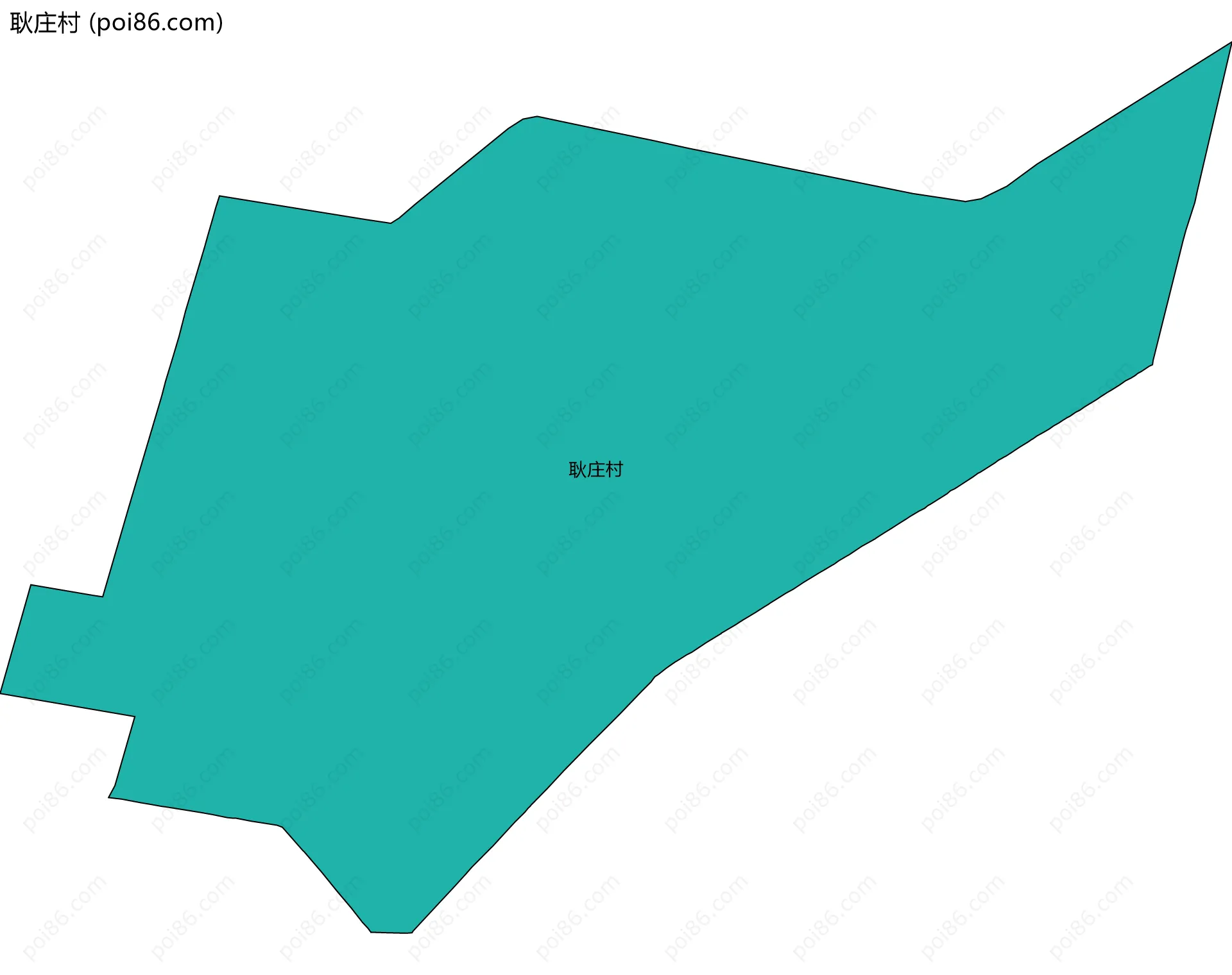 耿庄村边界地图