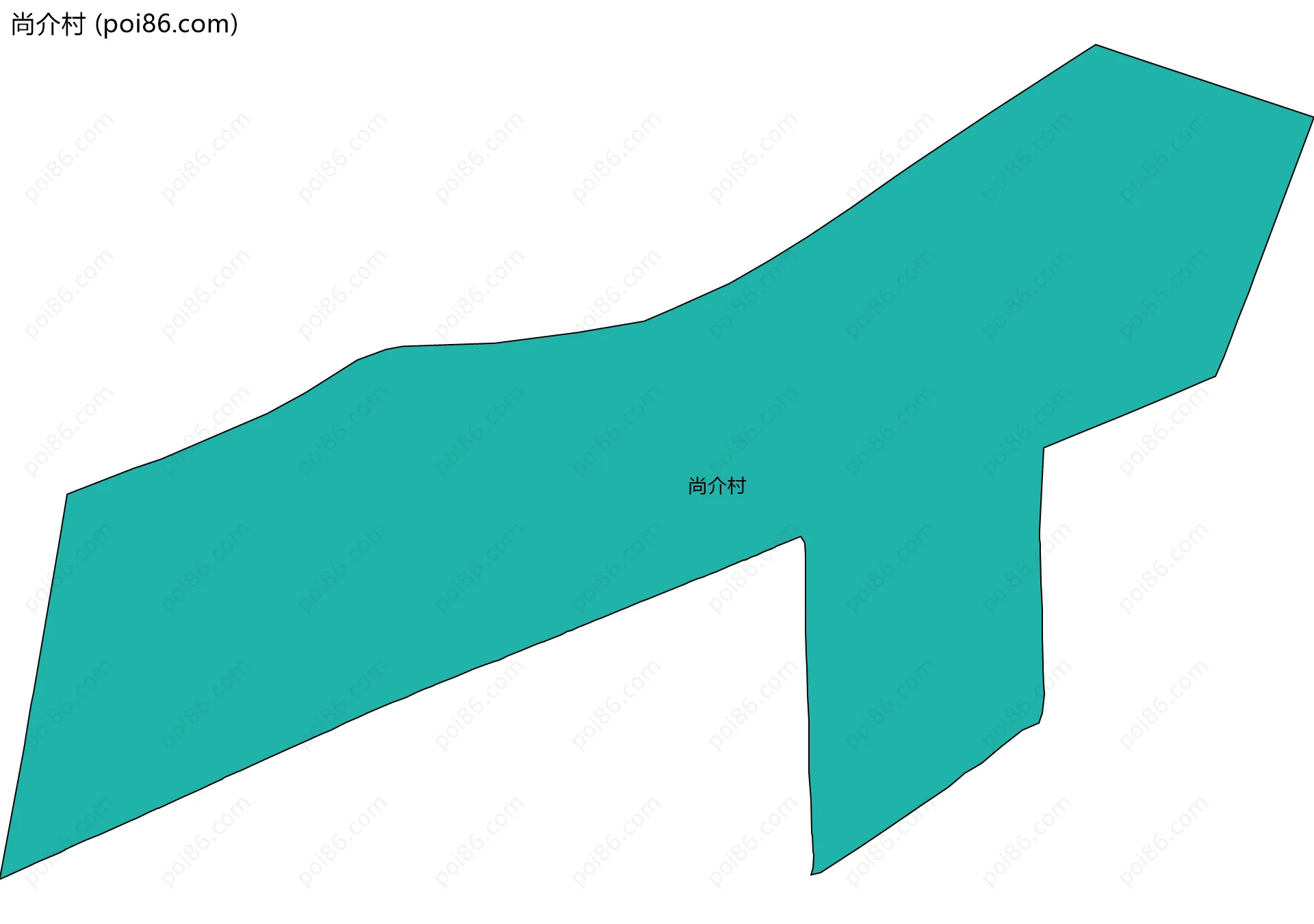 尚介村边界地图