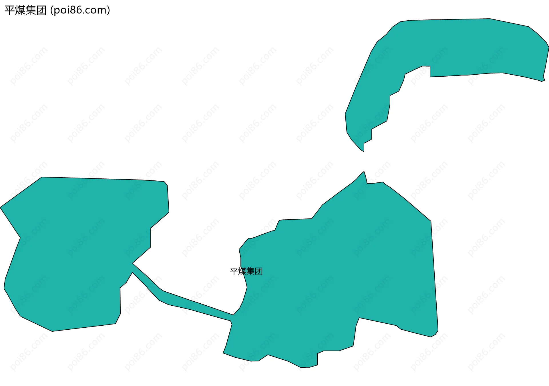 平煤集团边界地图