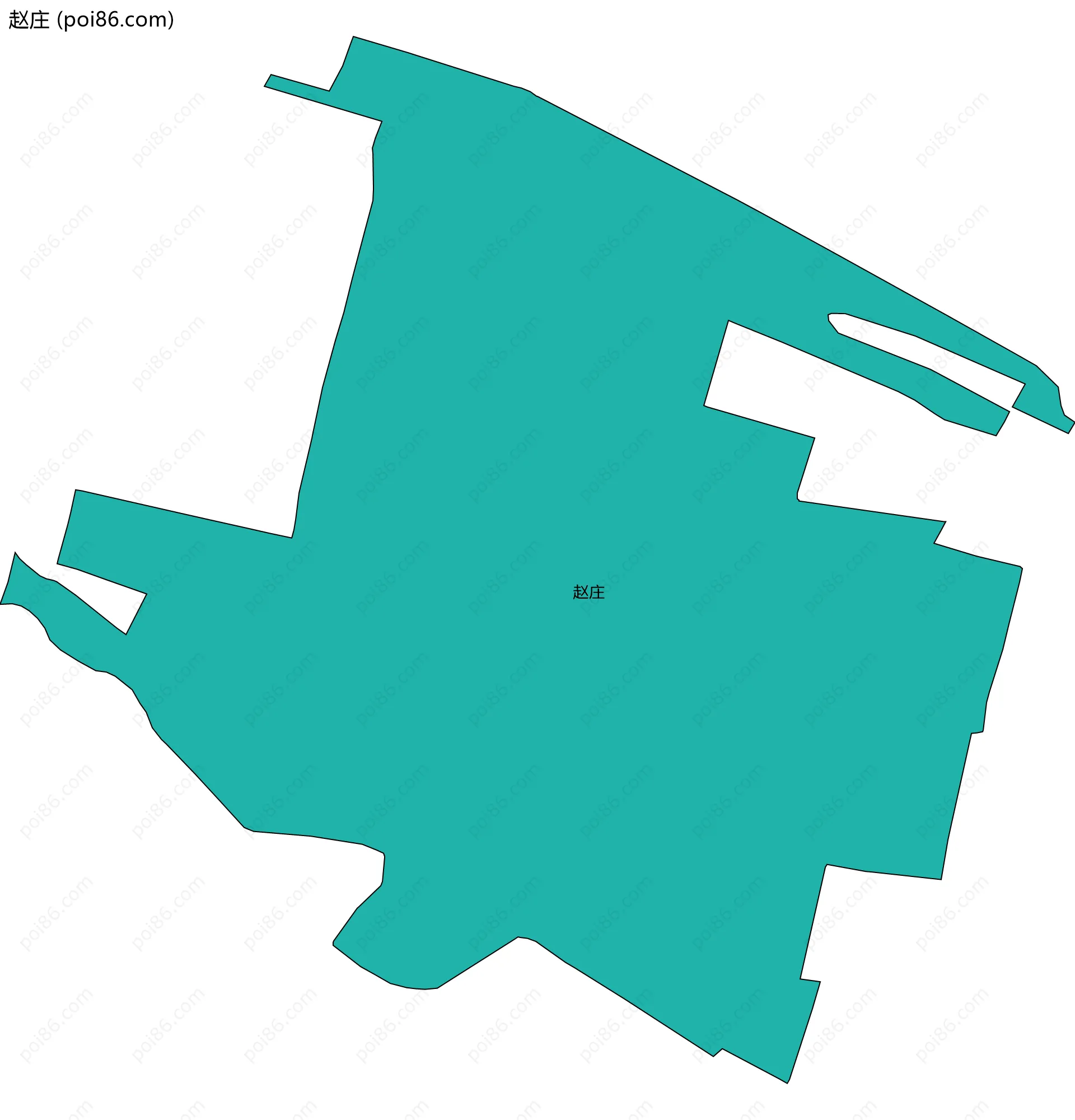 赵庄边界地图