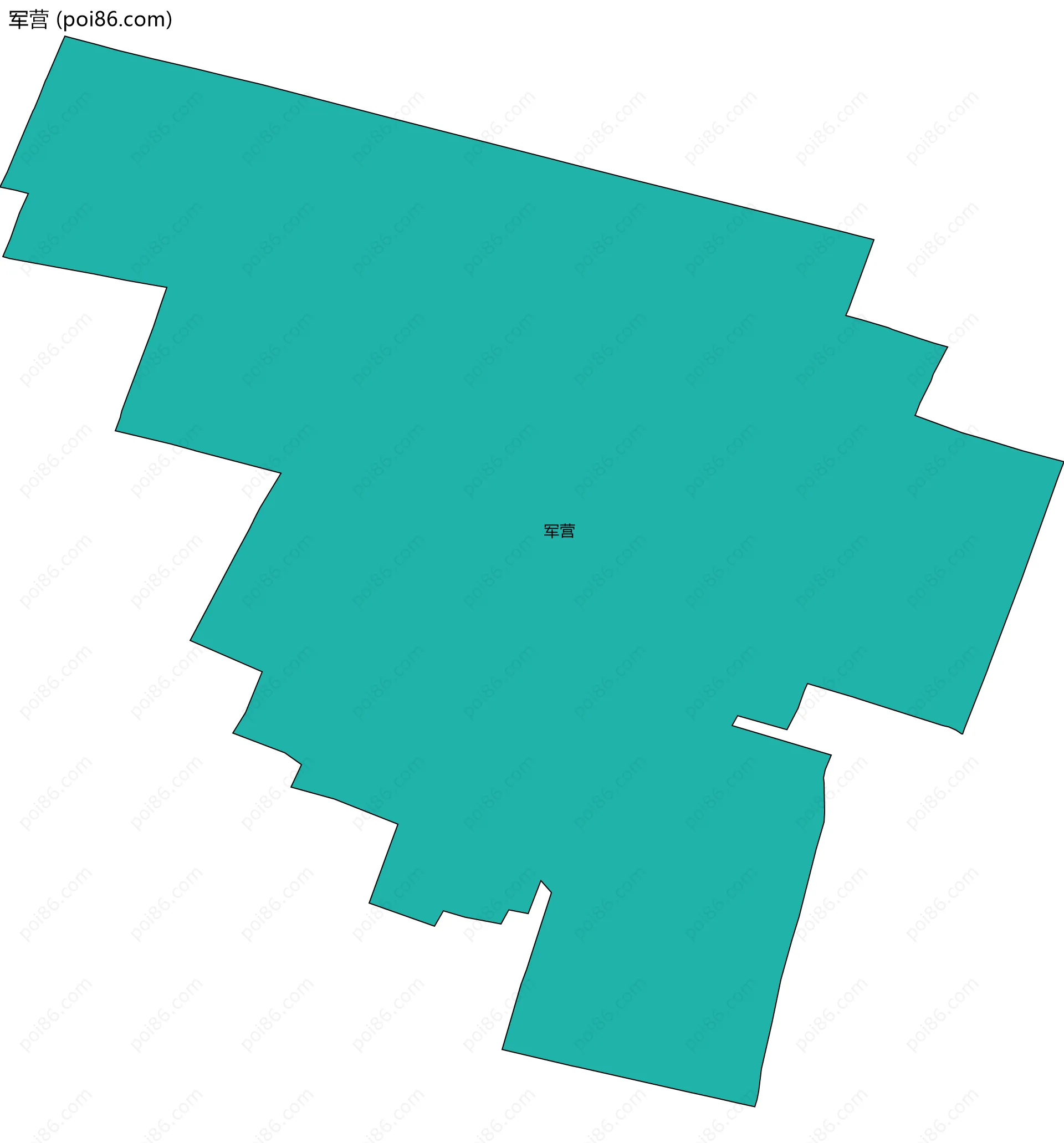 军营边界地图