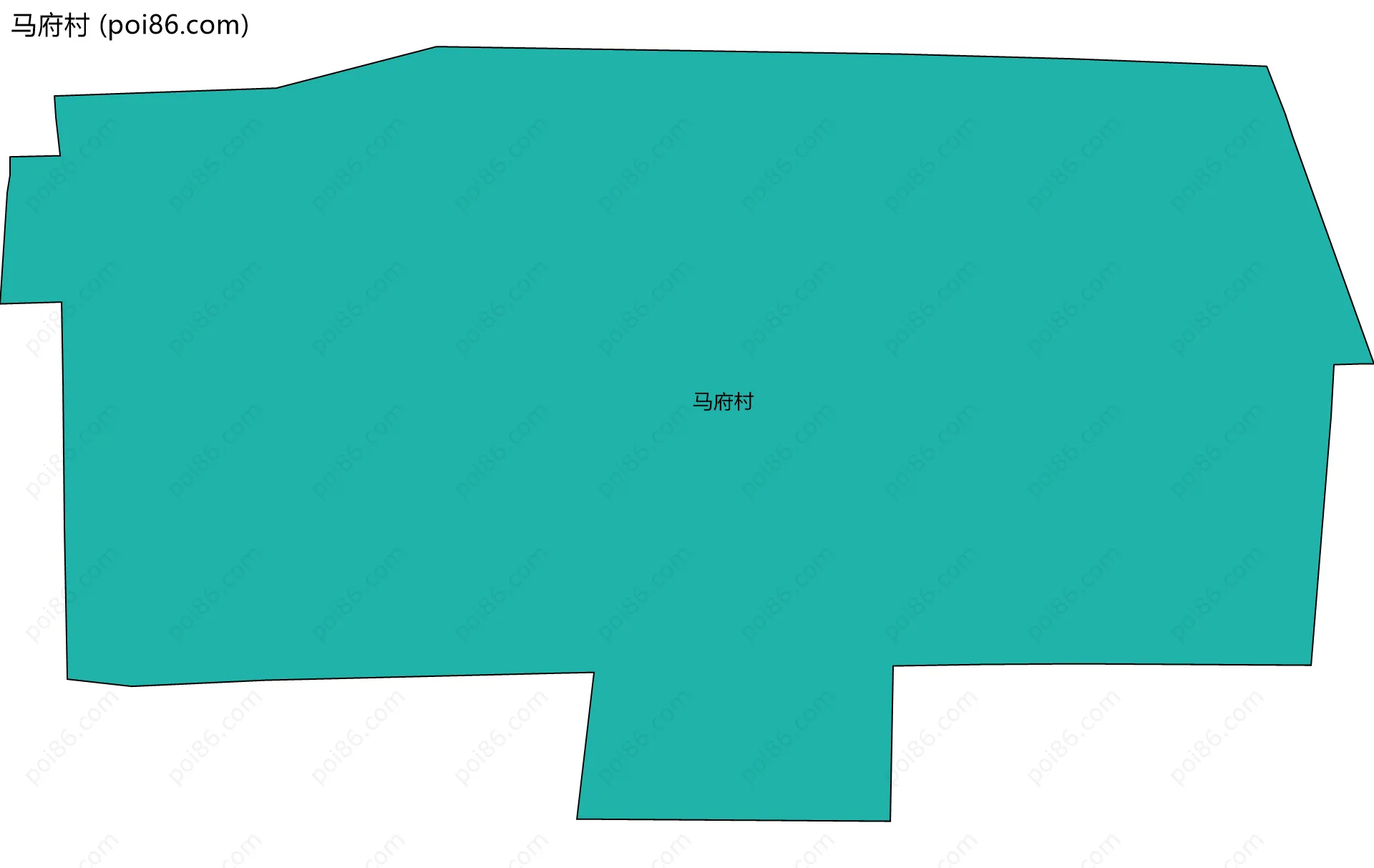 马府村边界地图