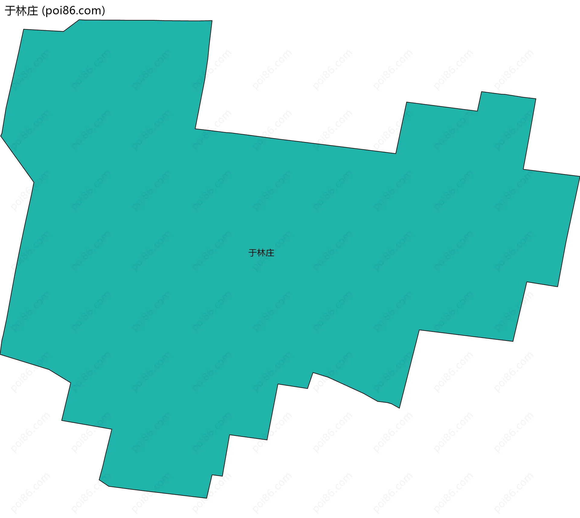 于林庄边界地图