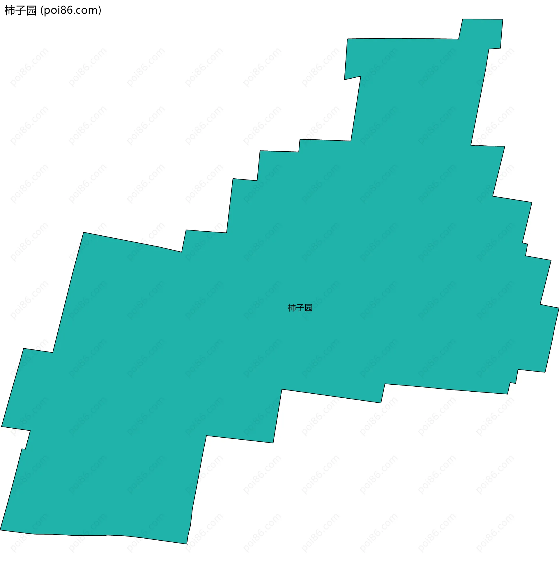 柿子园边界地图