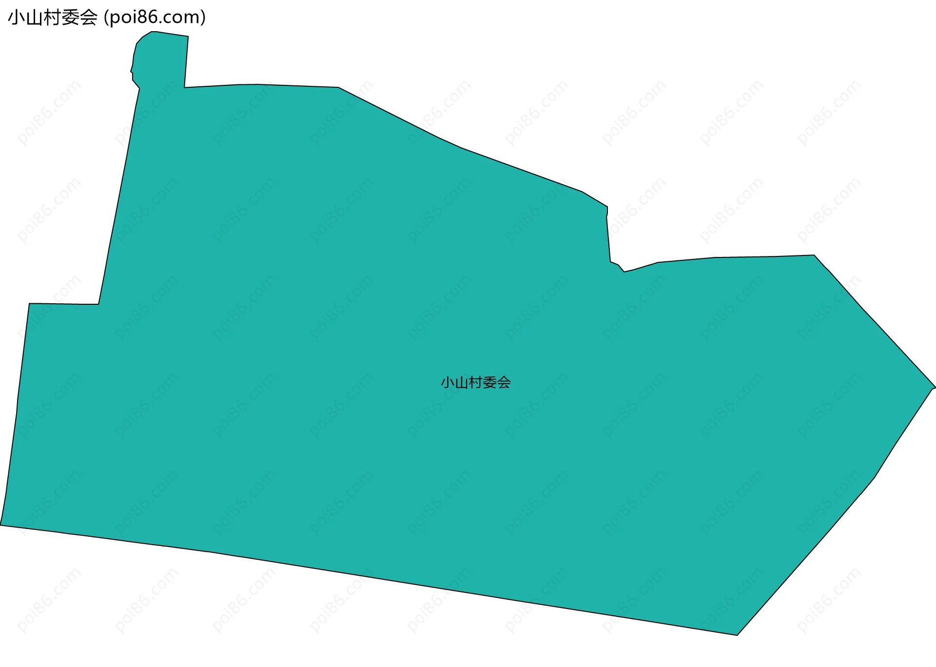 小山村委会边界地图