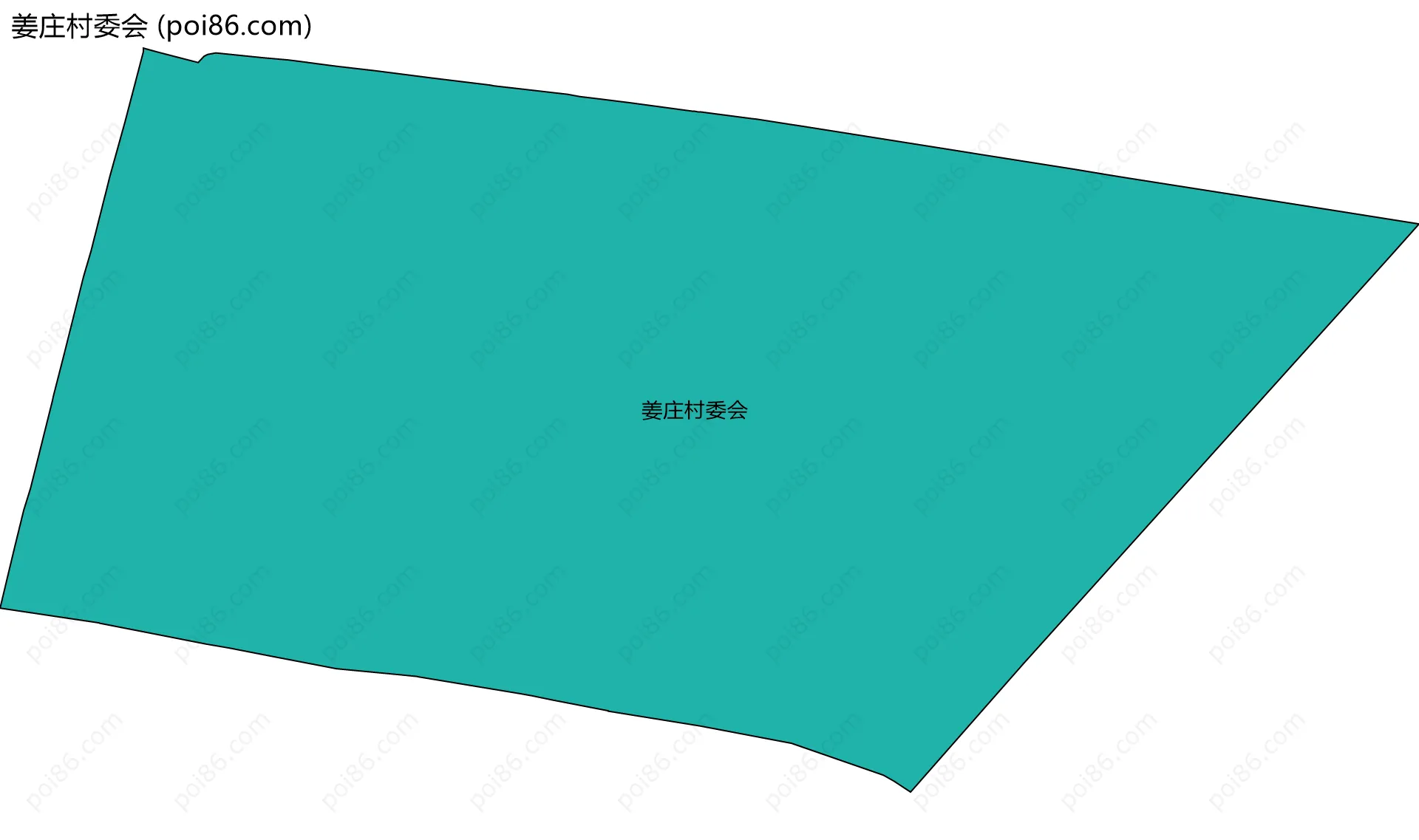姜庄村委会边界地图