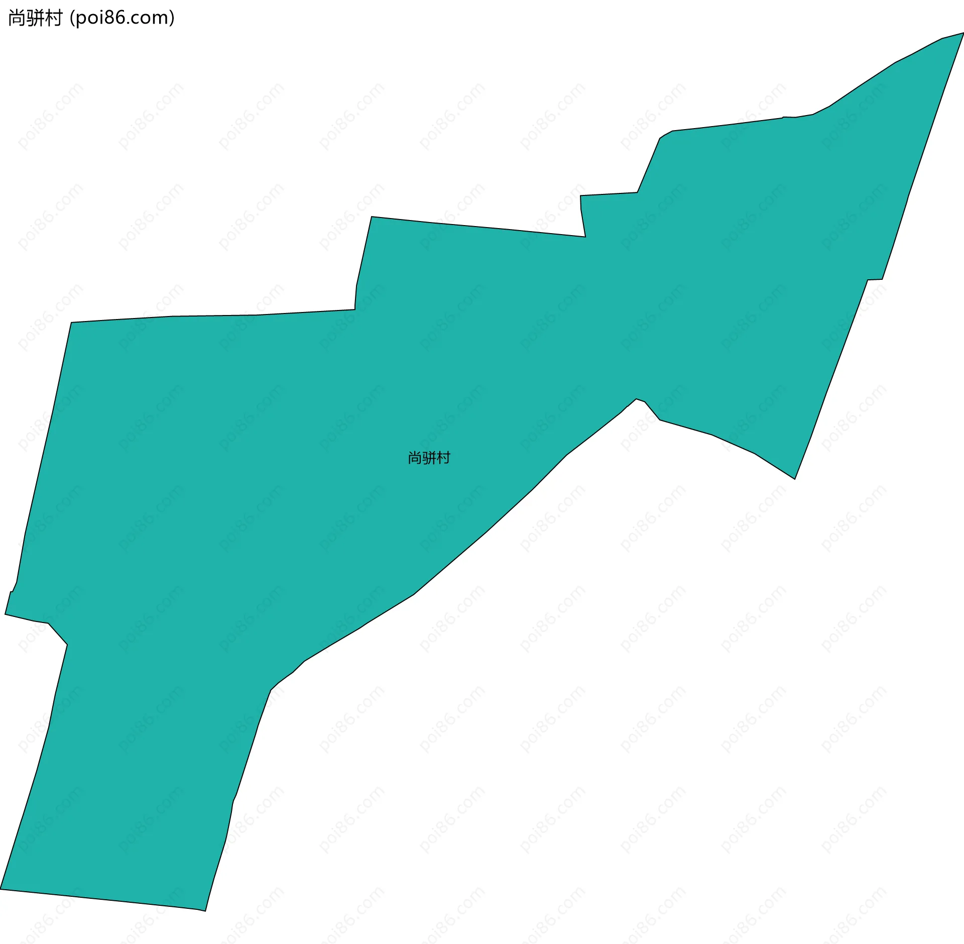 尚骈村边界地图