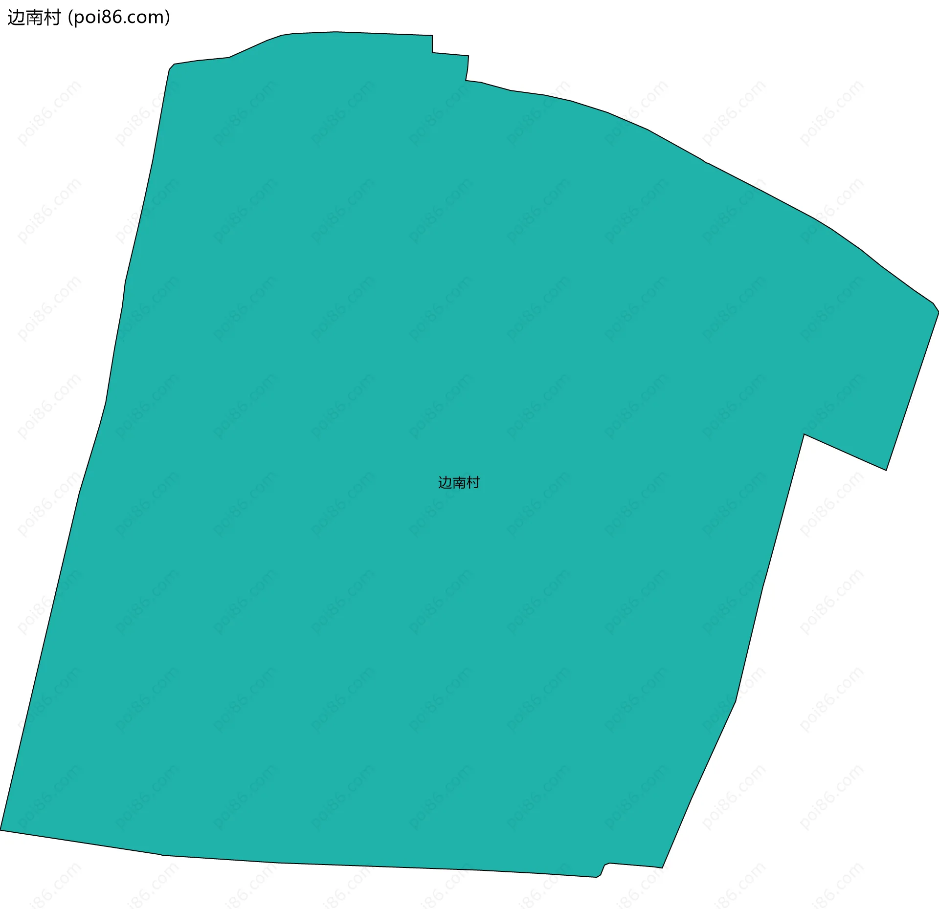 边南村边界地图