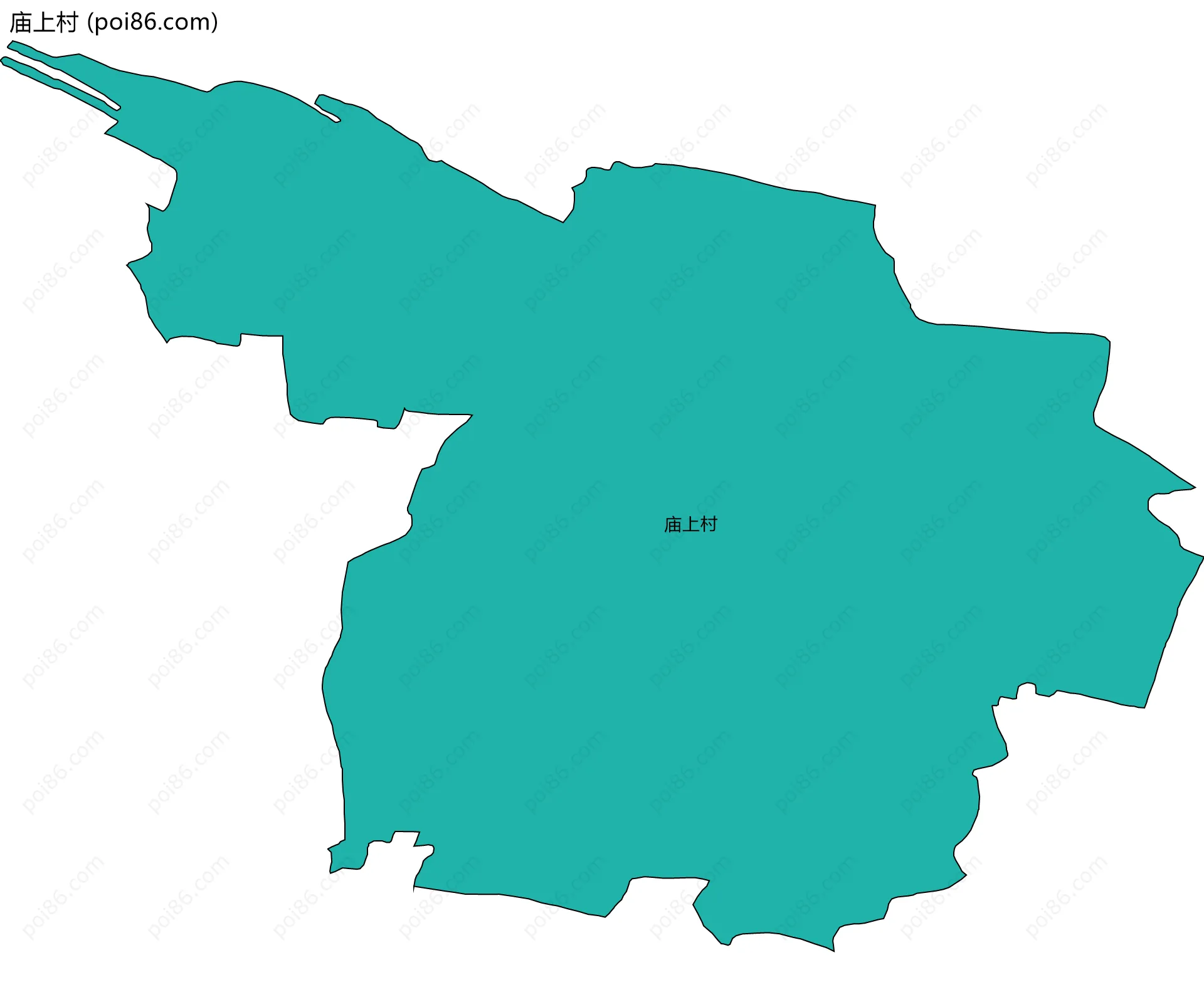 庙上村边界地图