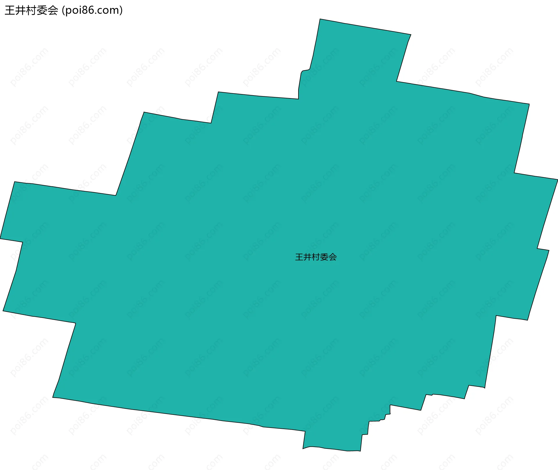 王井村委会边界地图