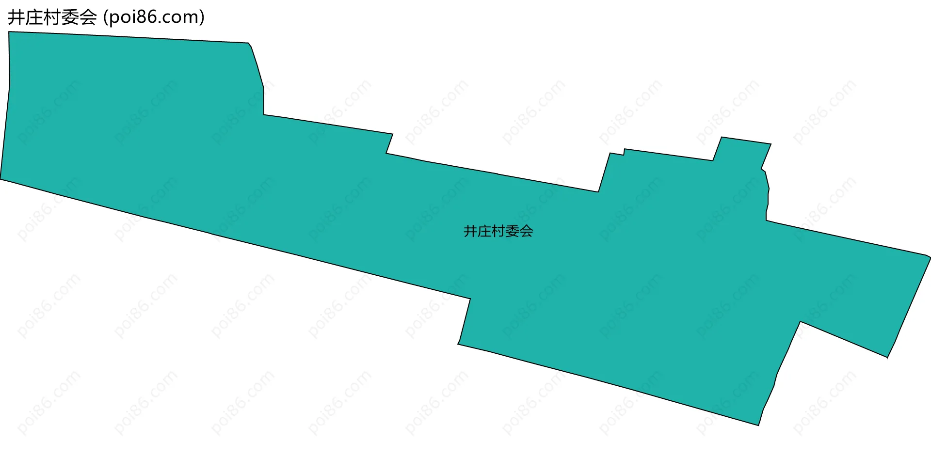 井庄村委会边界地图