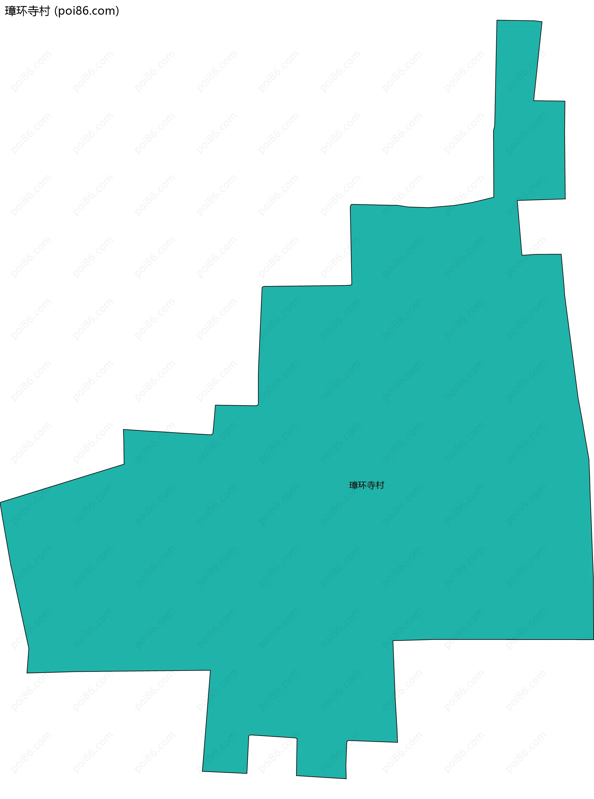 璋环寺村边界地图