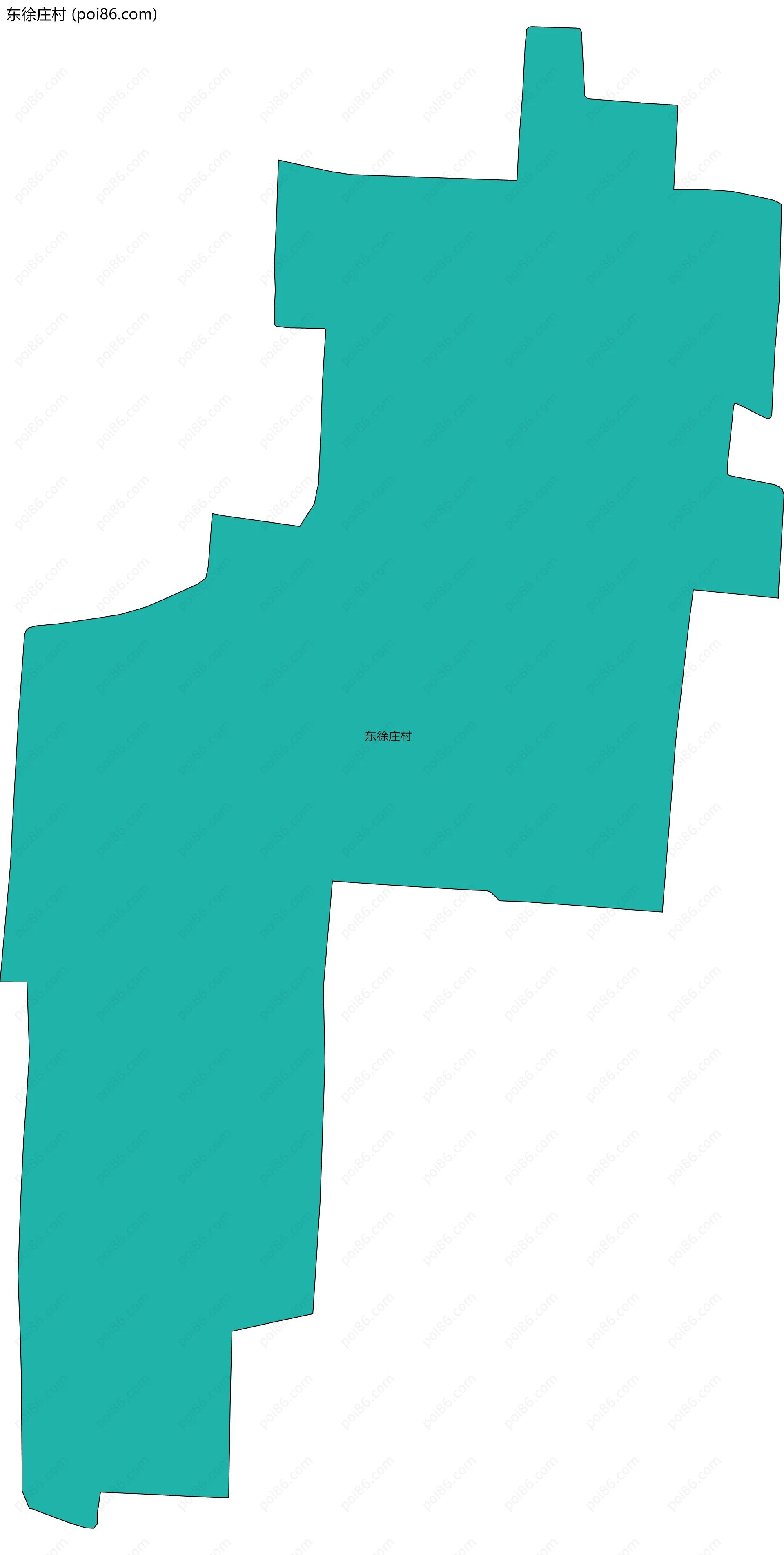 东徐庄村边界地图