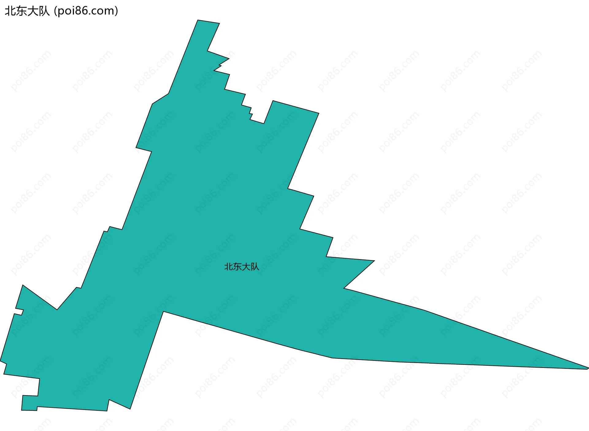 北东大队边界地图