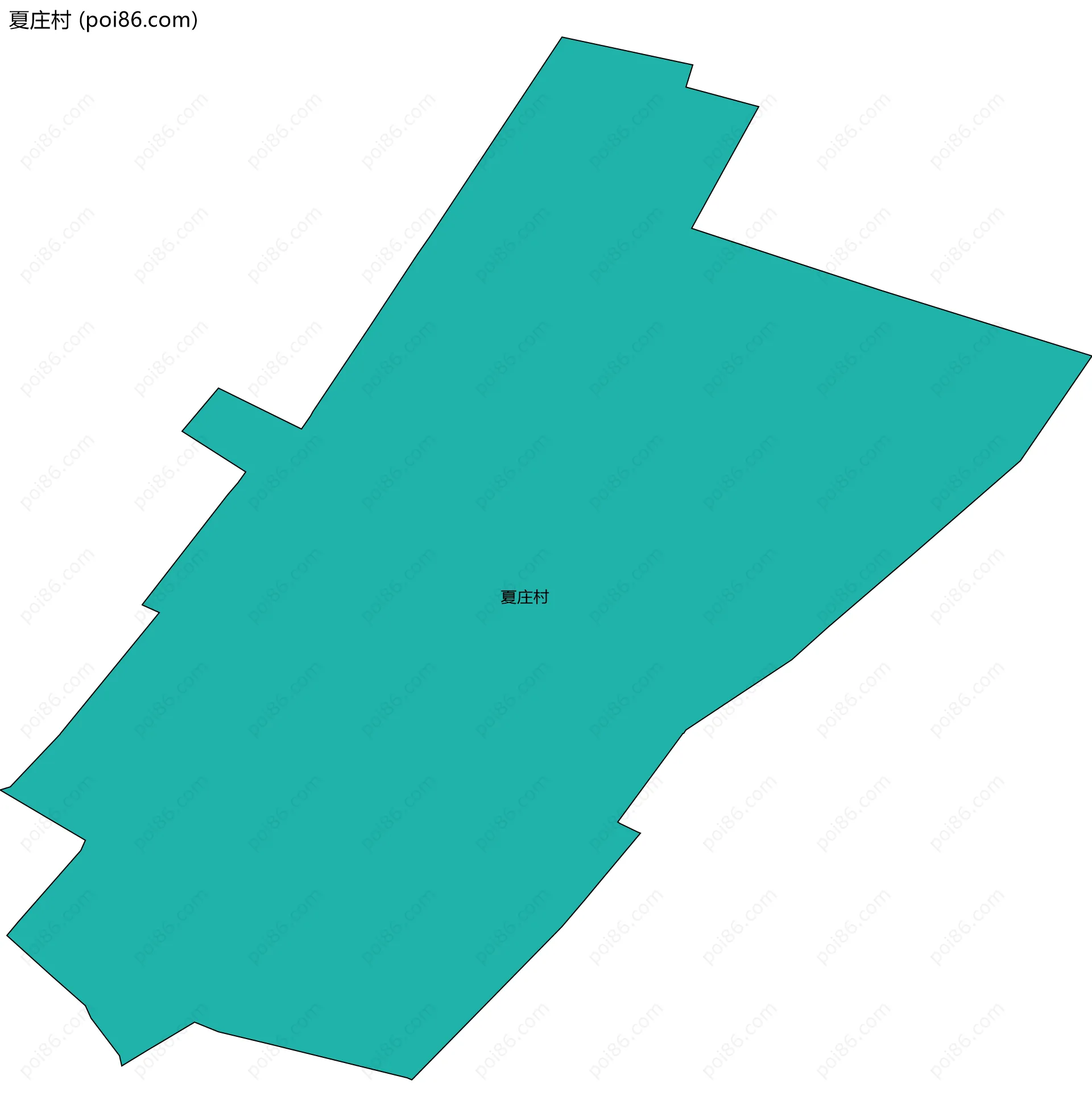 夏庄村边界地图