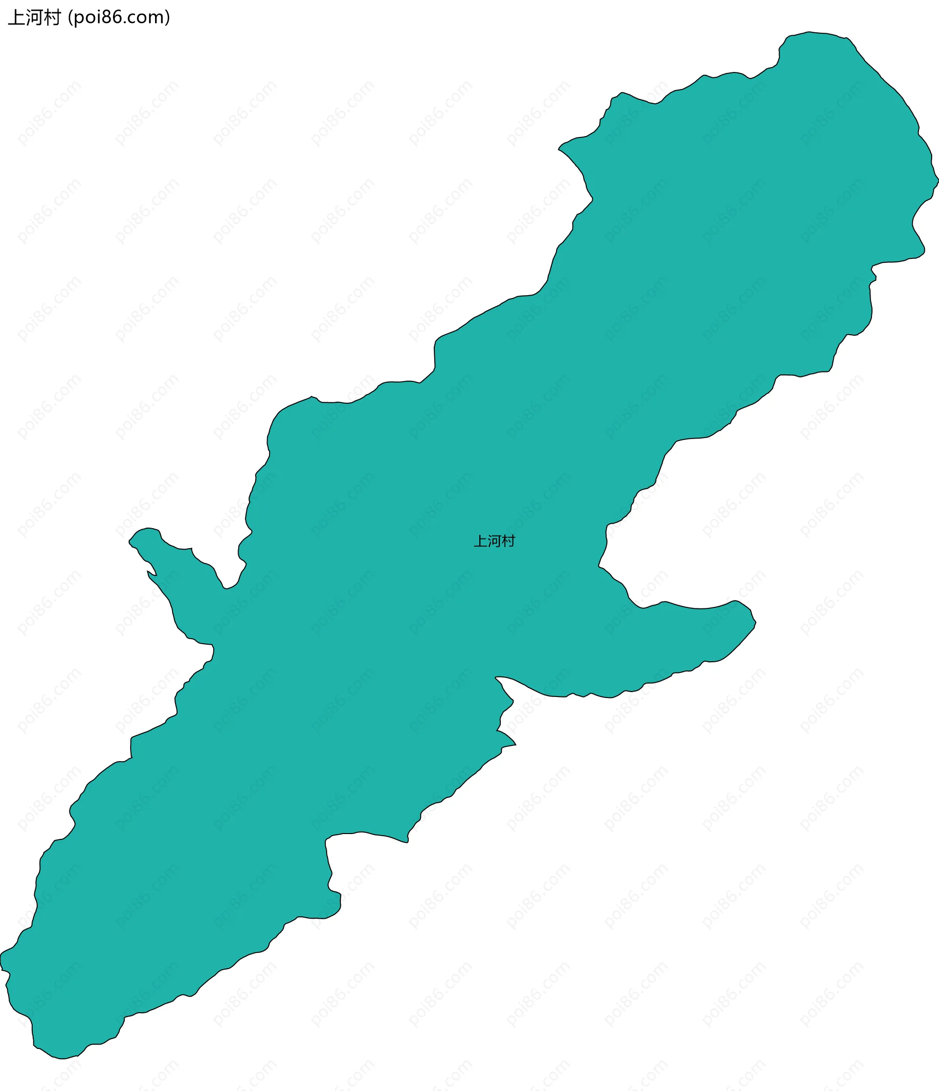 上河村边界地图