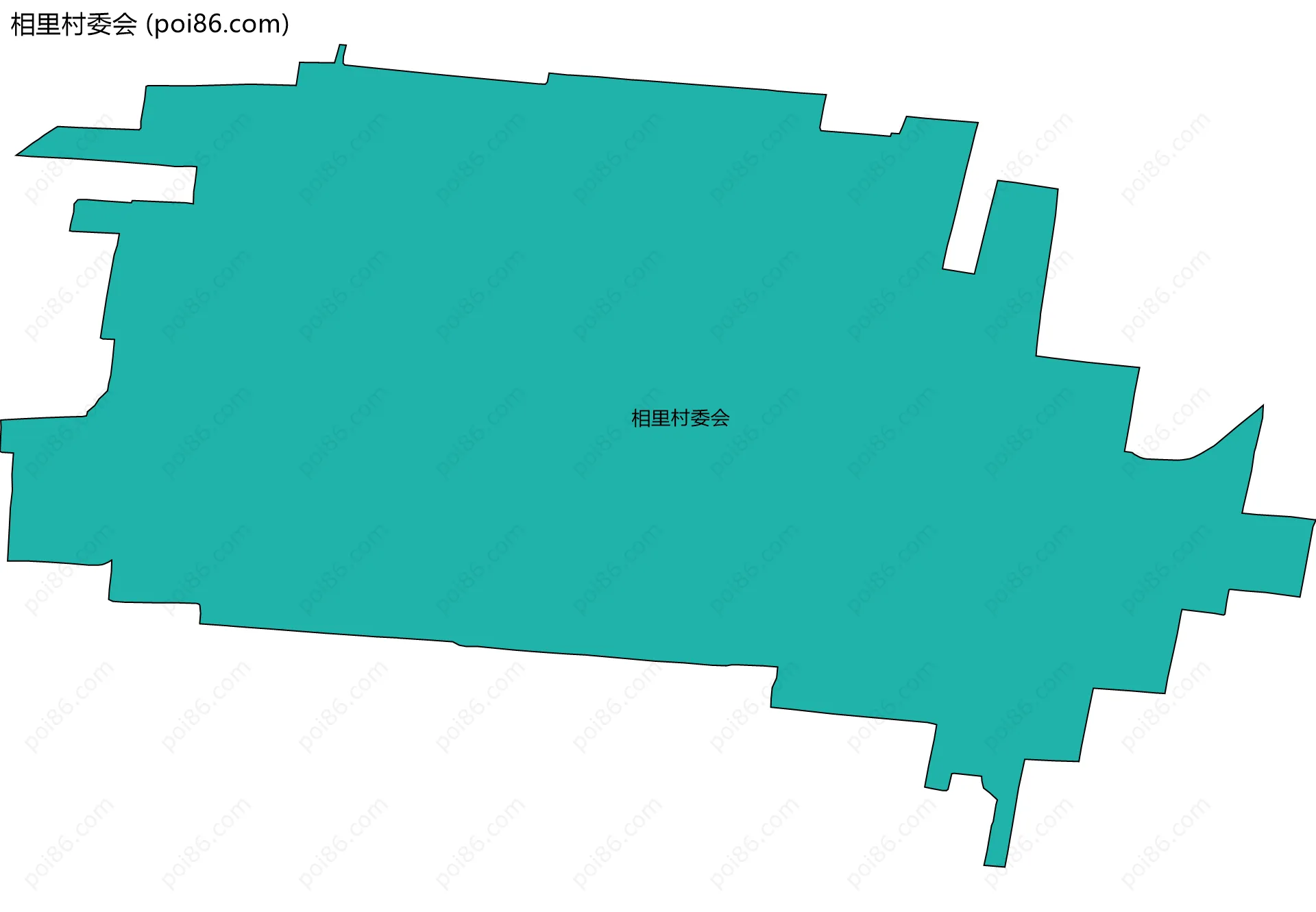 相里村委会边界地图