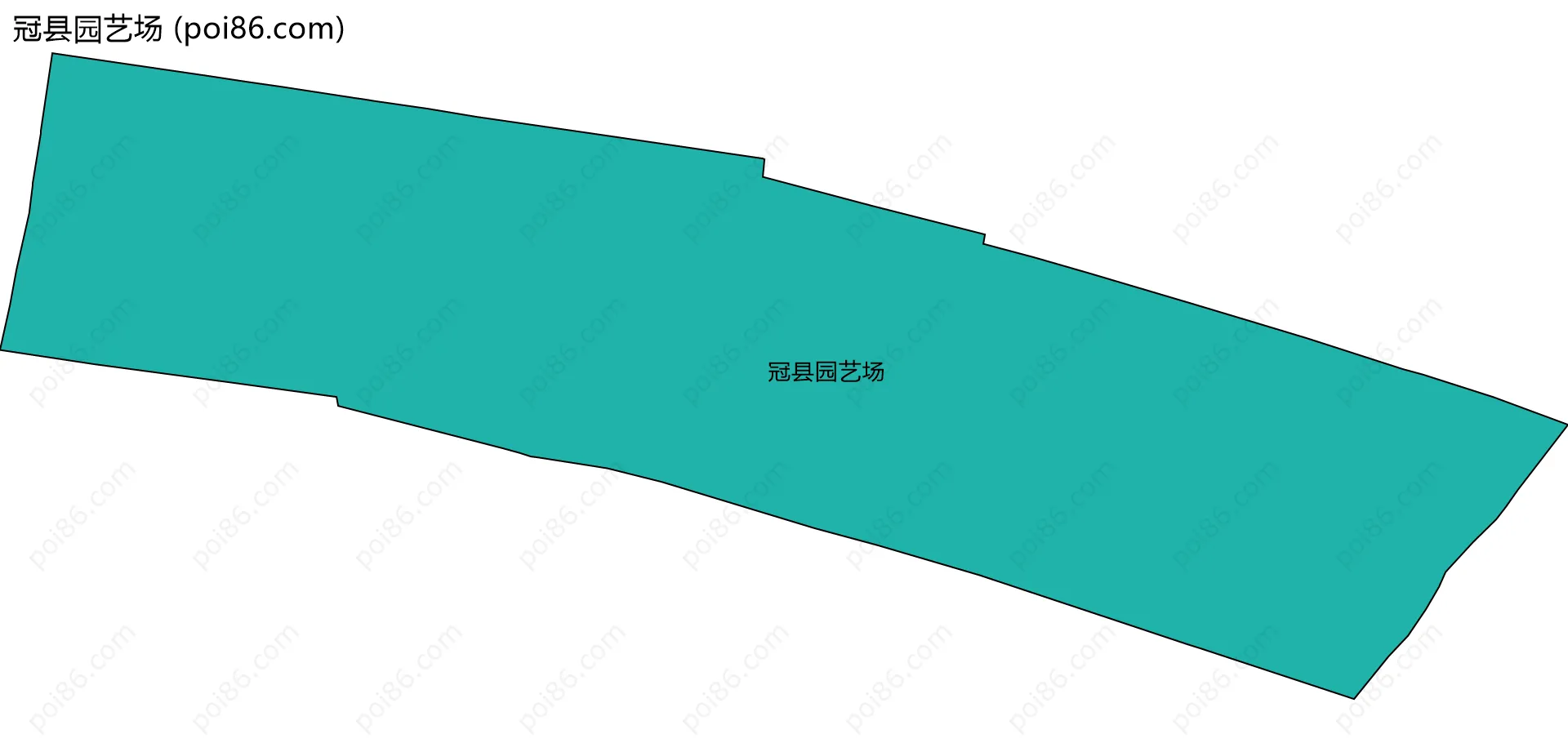 冠县园艺场边界地图