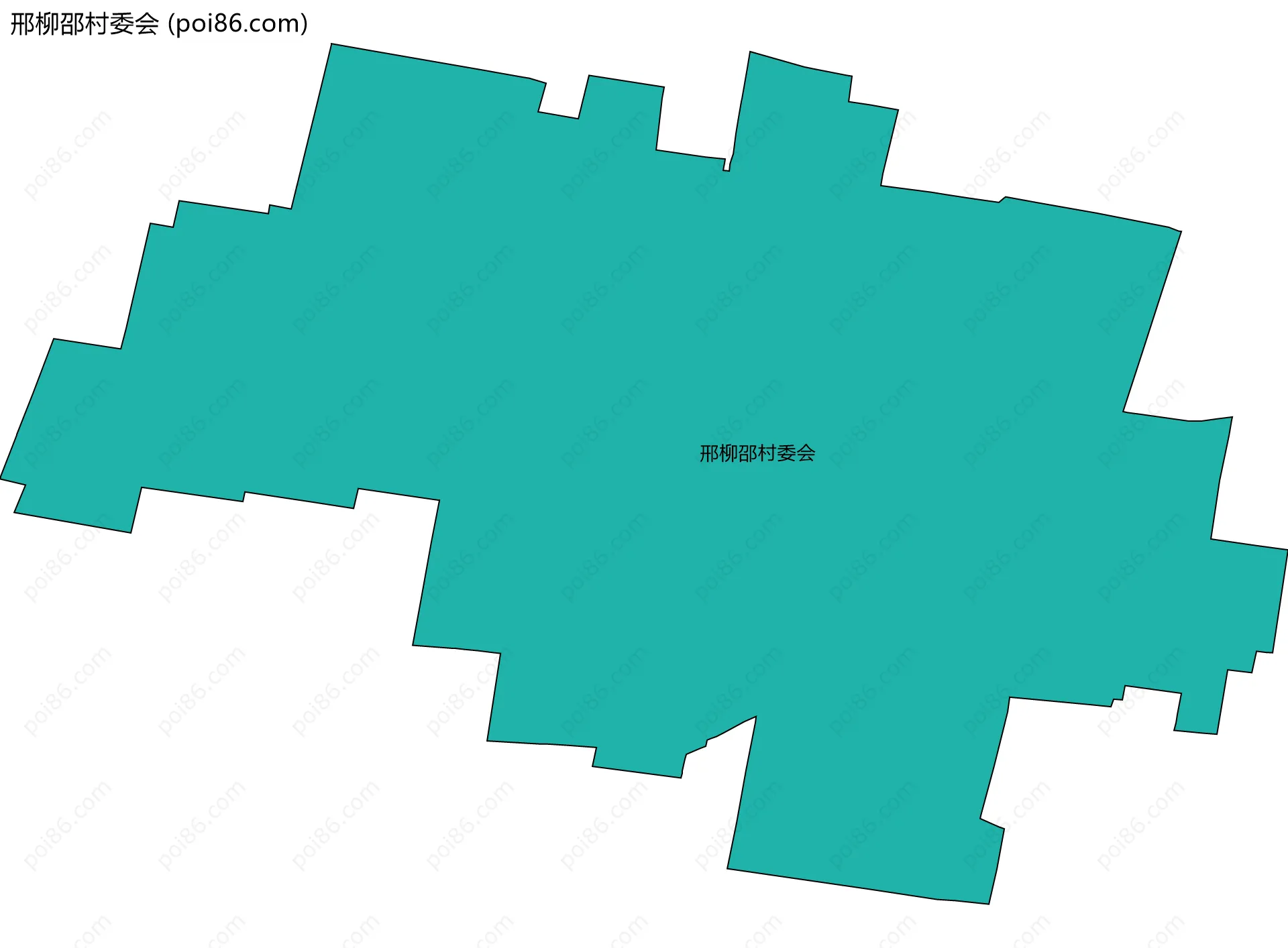 邢柳邵村委会边界地图