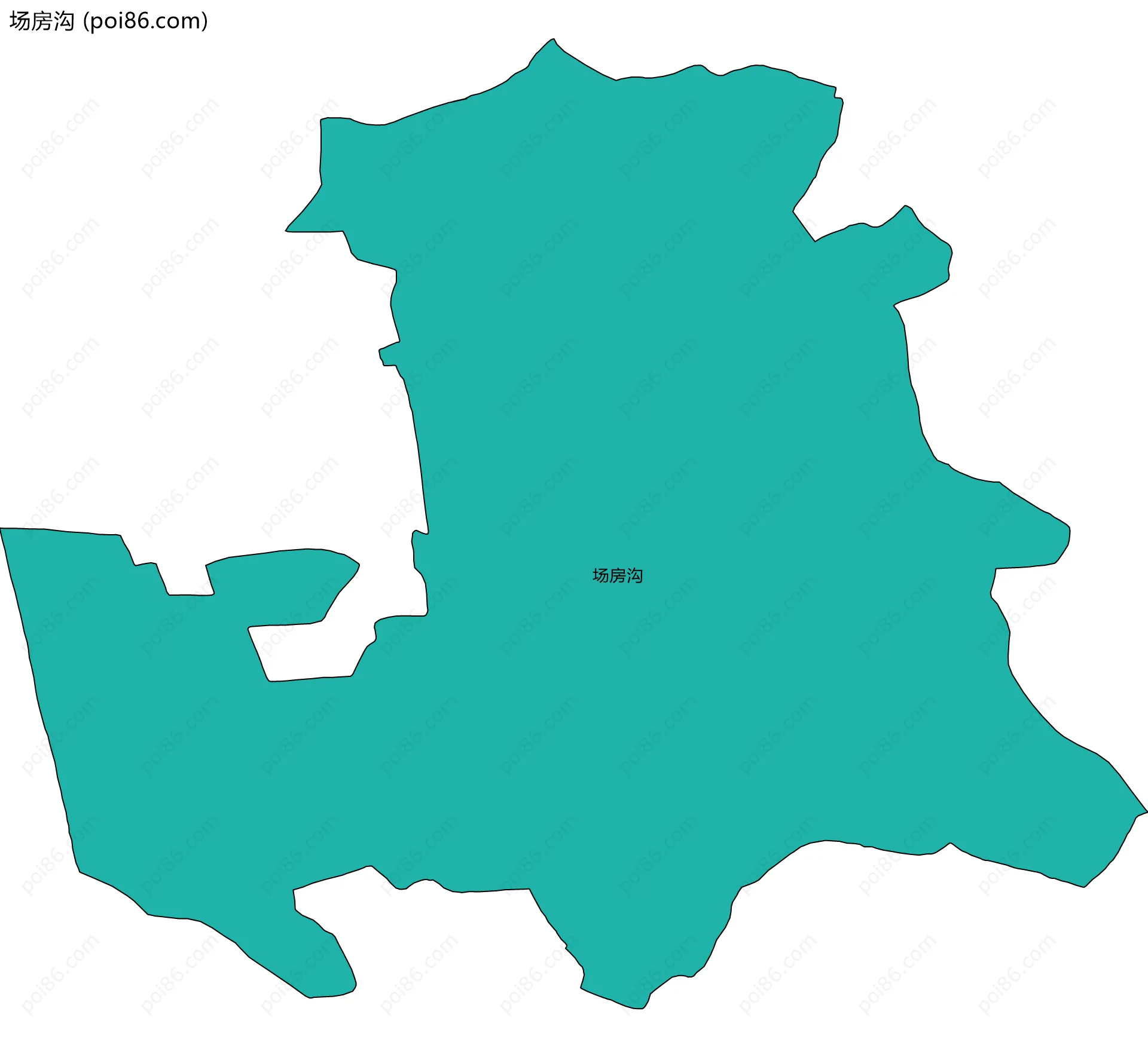 场房沟边界地图