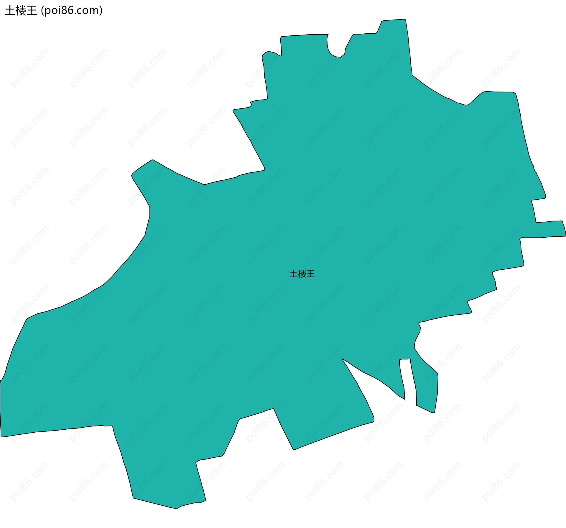 土楼王边界地图