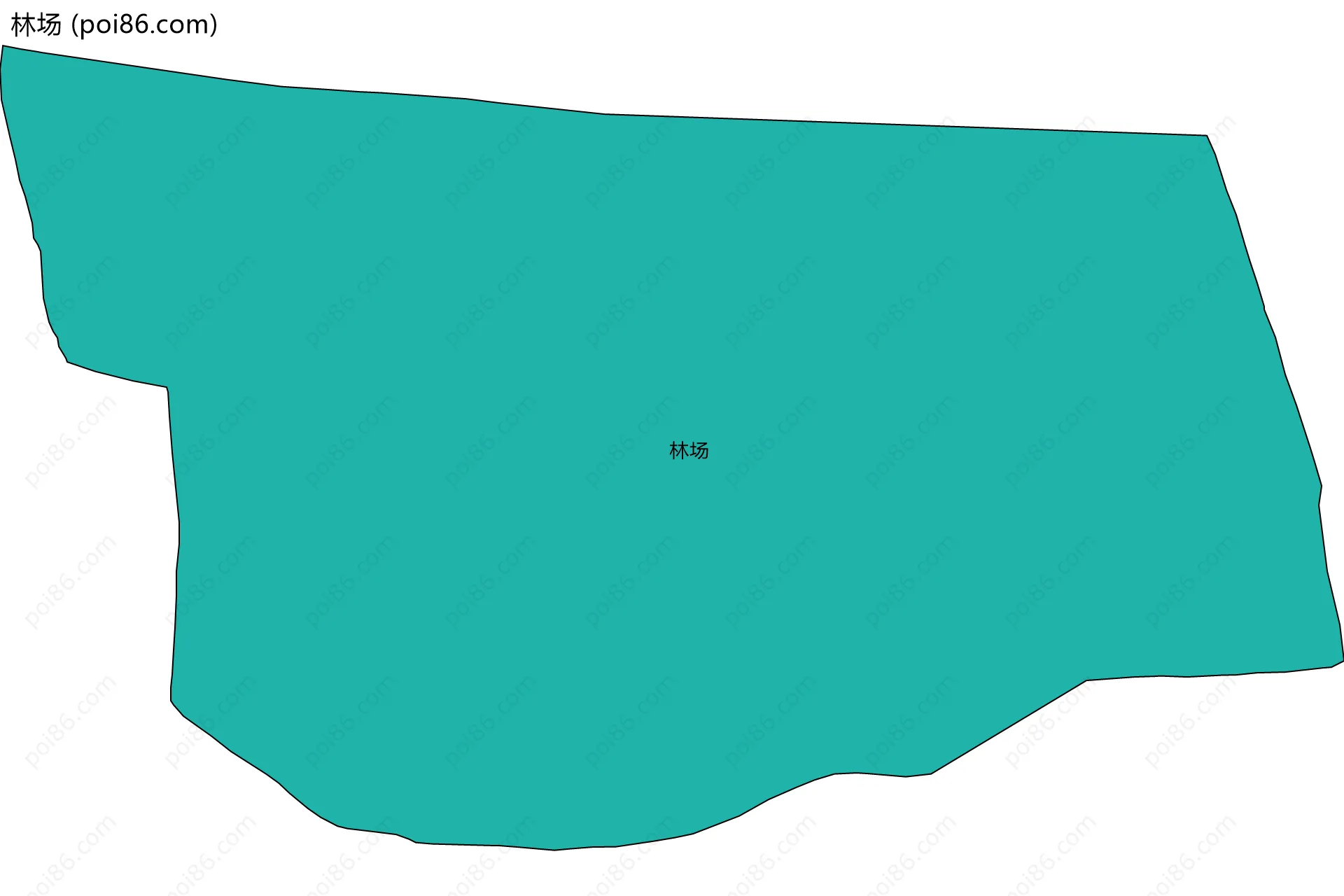 林场边界地图