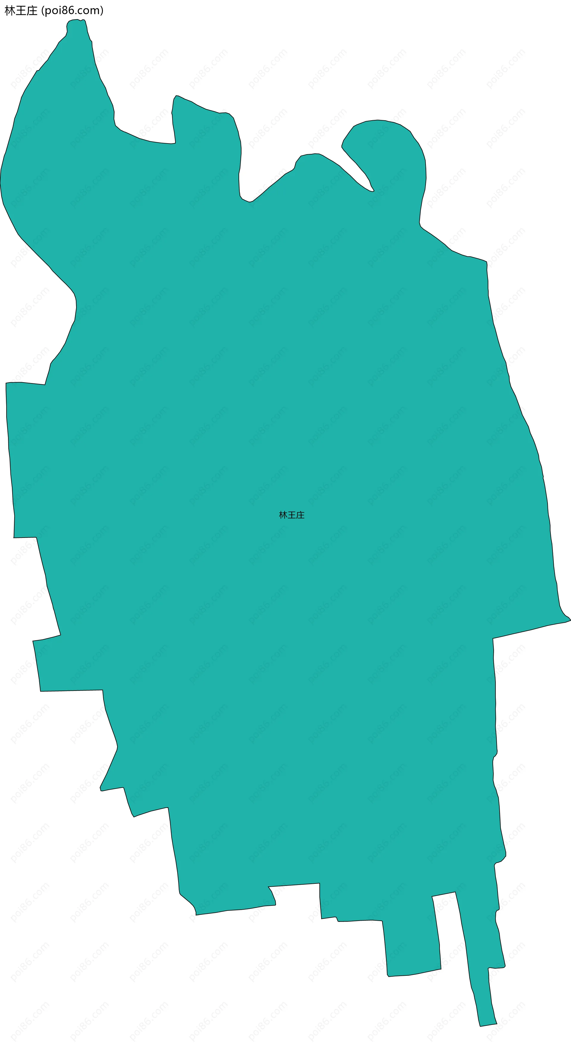 林王庄边界地图