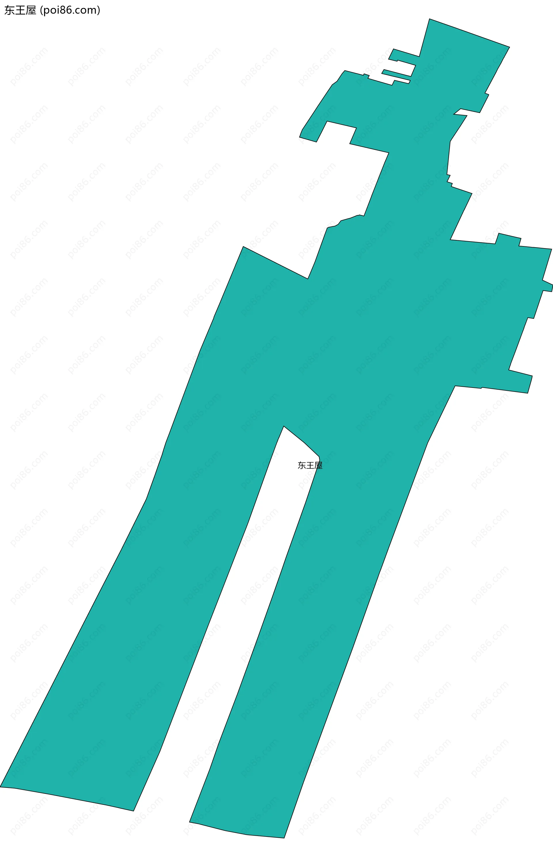 东王屋边界地图