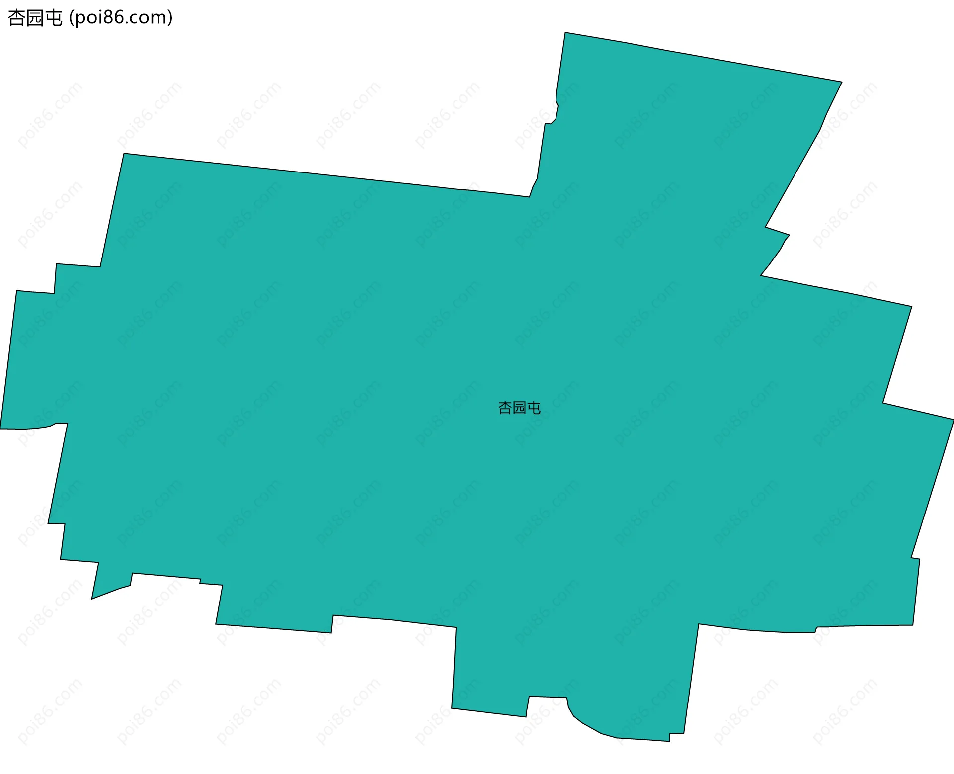 杏园屯边界地图