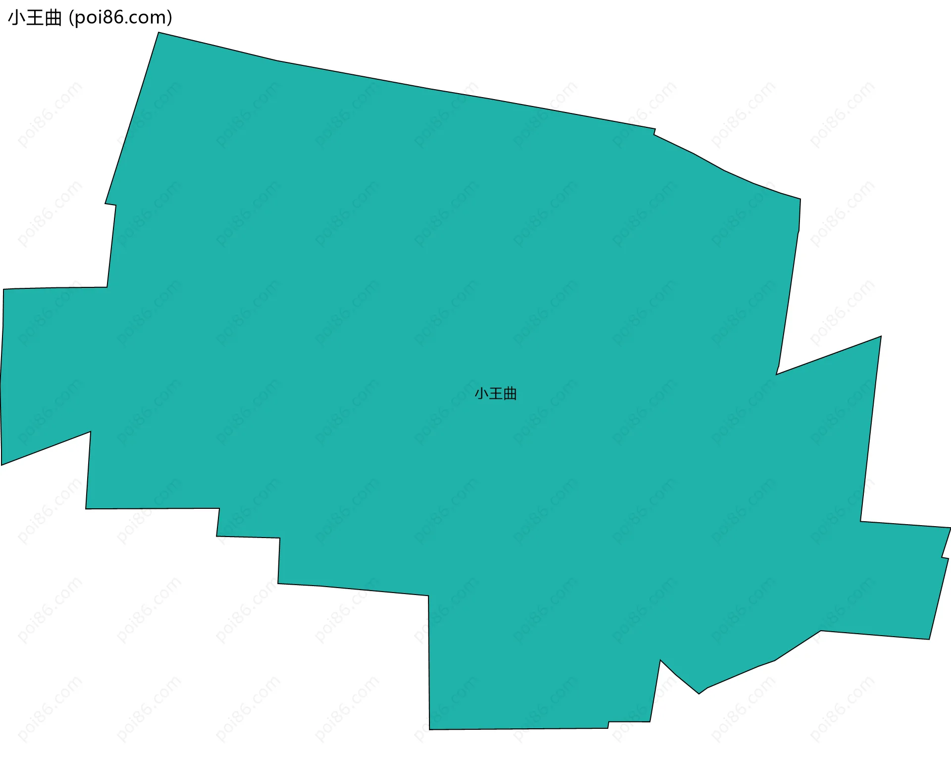小王曲边界地图