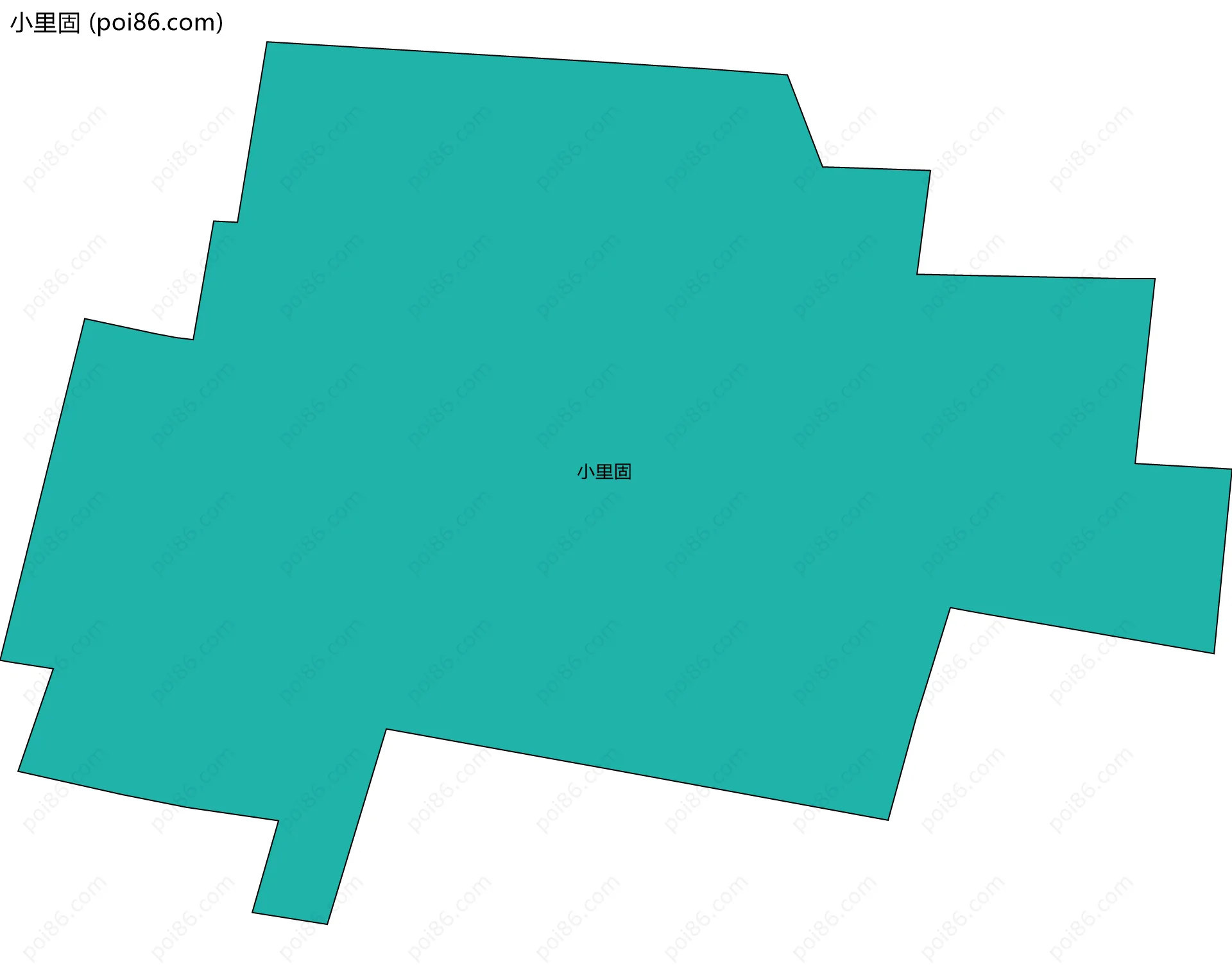 小里固边界地图