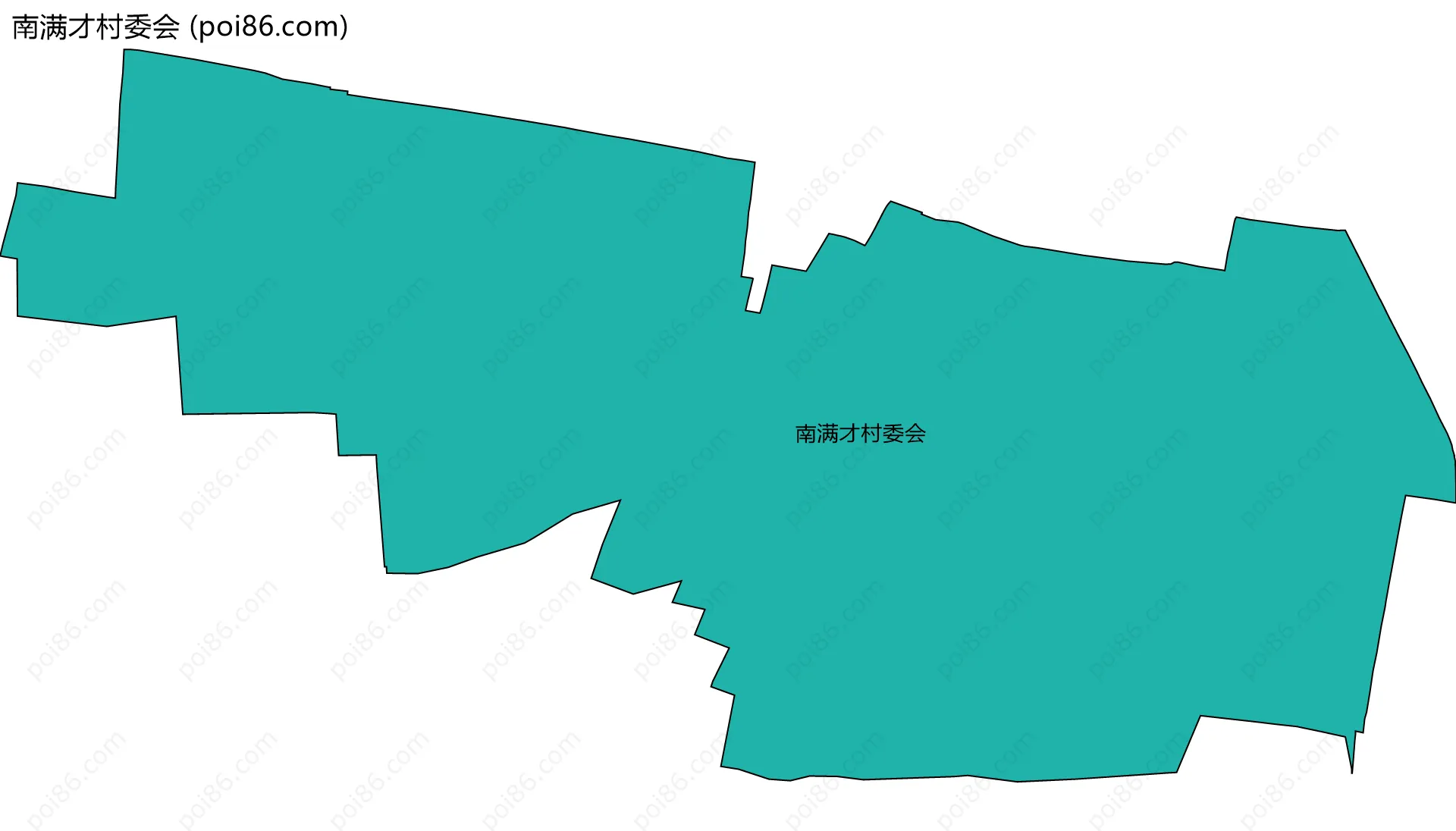 南满才村委会边界地图